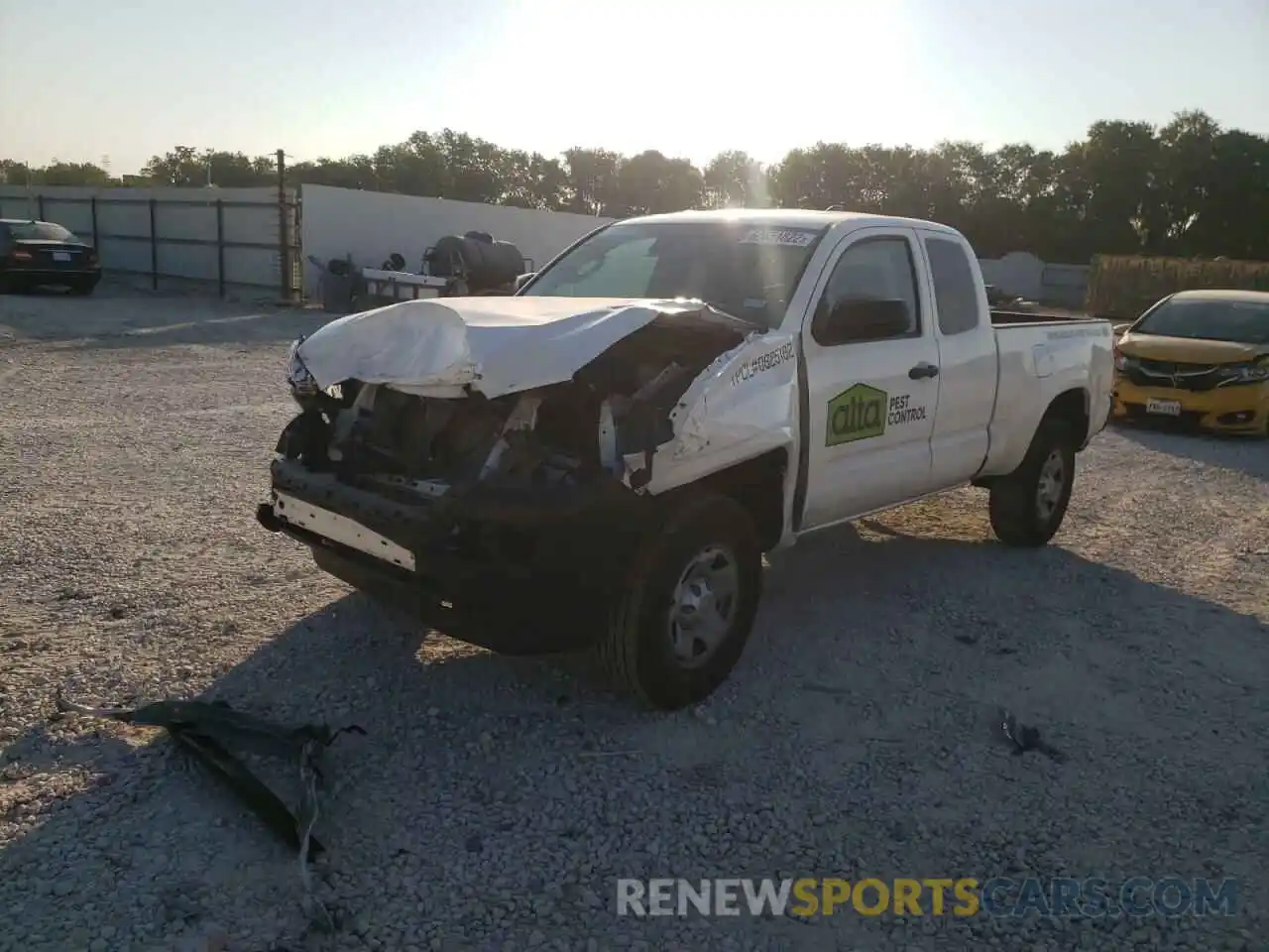 2 Photograph of a damaged car 3TYRX5GN3NT042172 TOYOTA TACOMA 2022