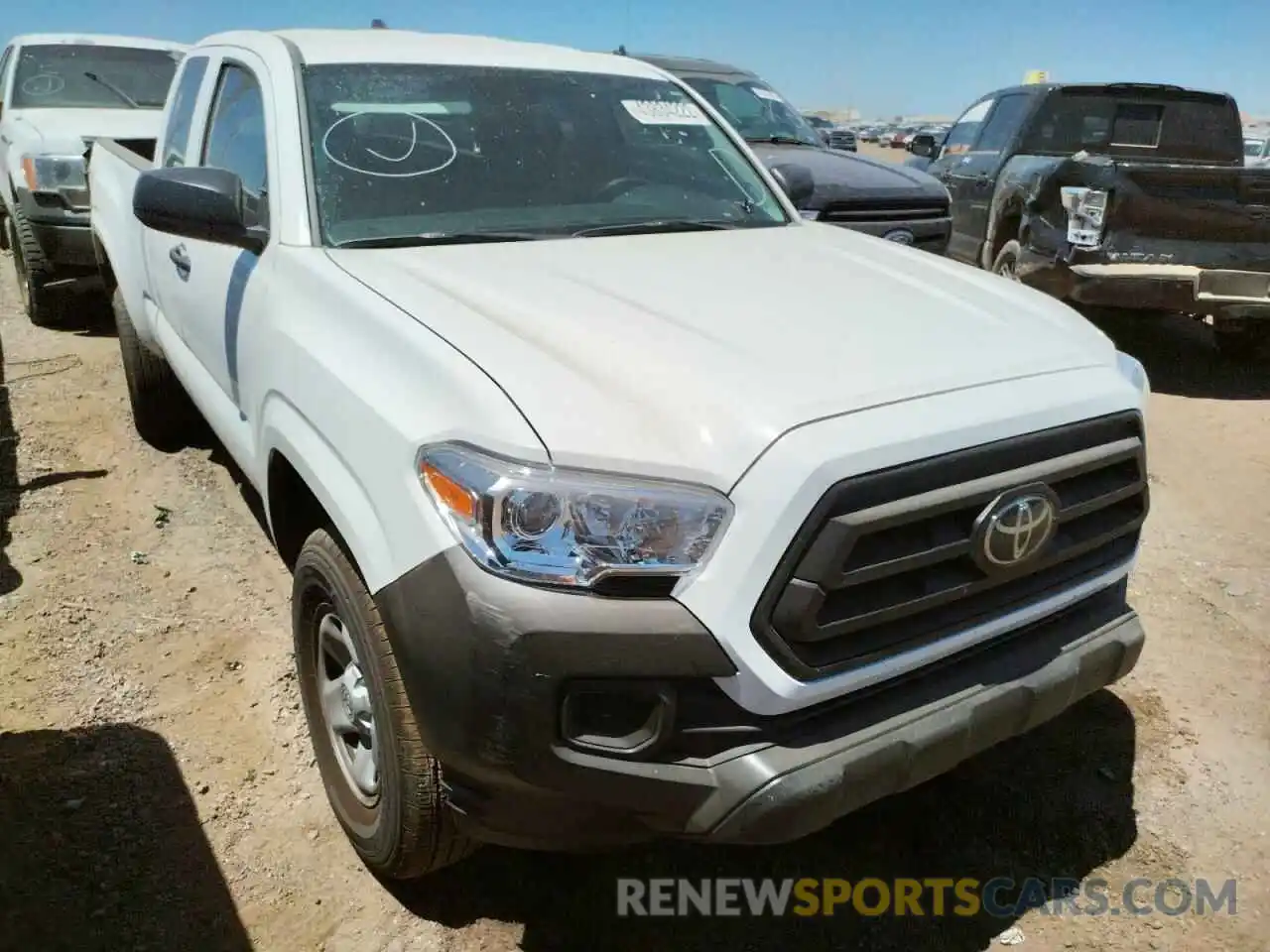 1 Photograph of a damaged car 3TYRX5GNXNT048390 TOYOTA TACOMA 2022