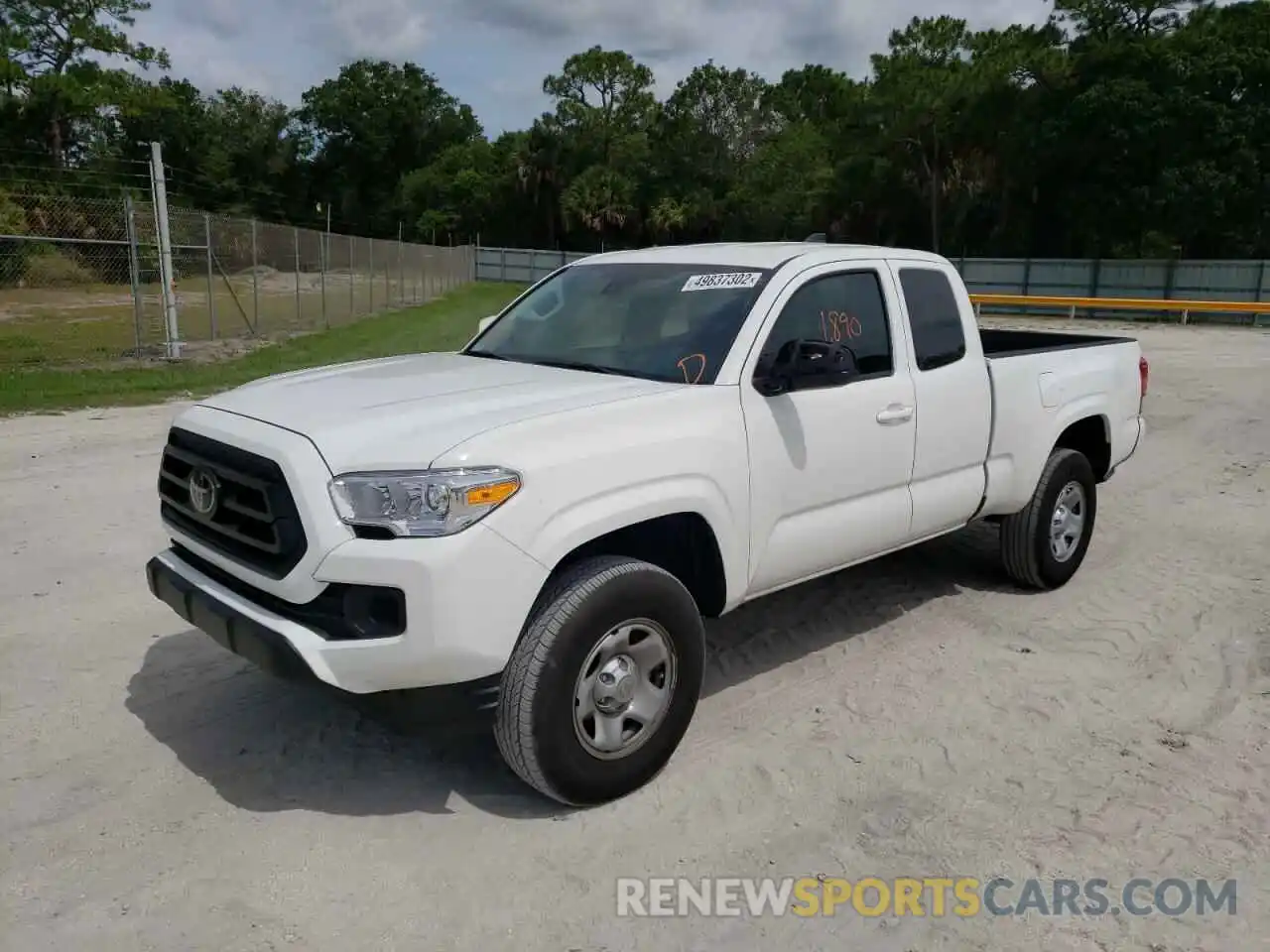 2 Photograph of a damaged car 3TYRZ5CN5NT017967 TOYOTA TACOMA 2022