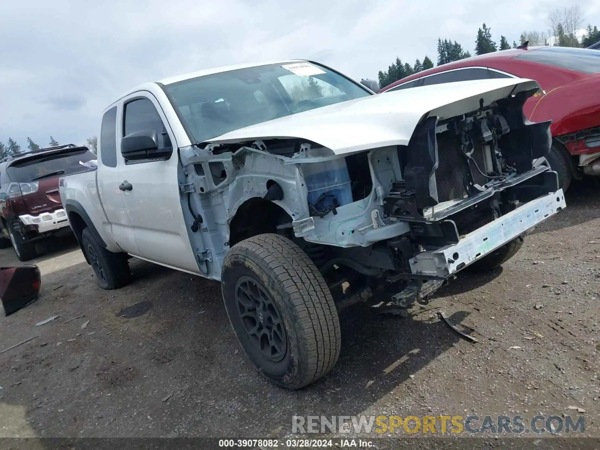 1 Photograph of a damaged car 3TYRZ5CN6NT016293 TOYOTA TACOMA 2022