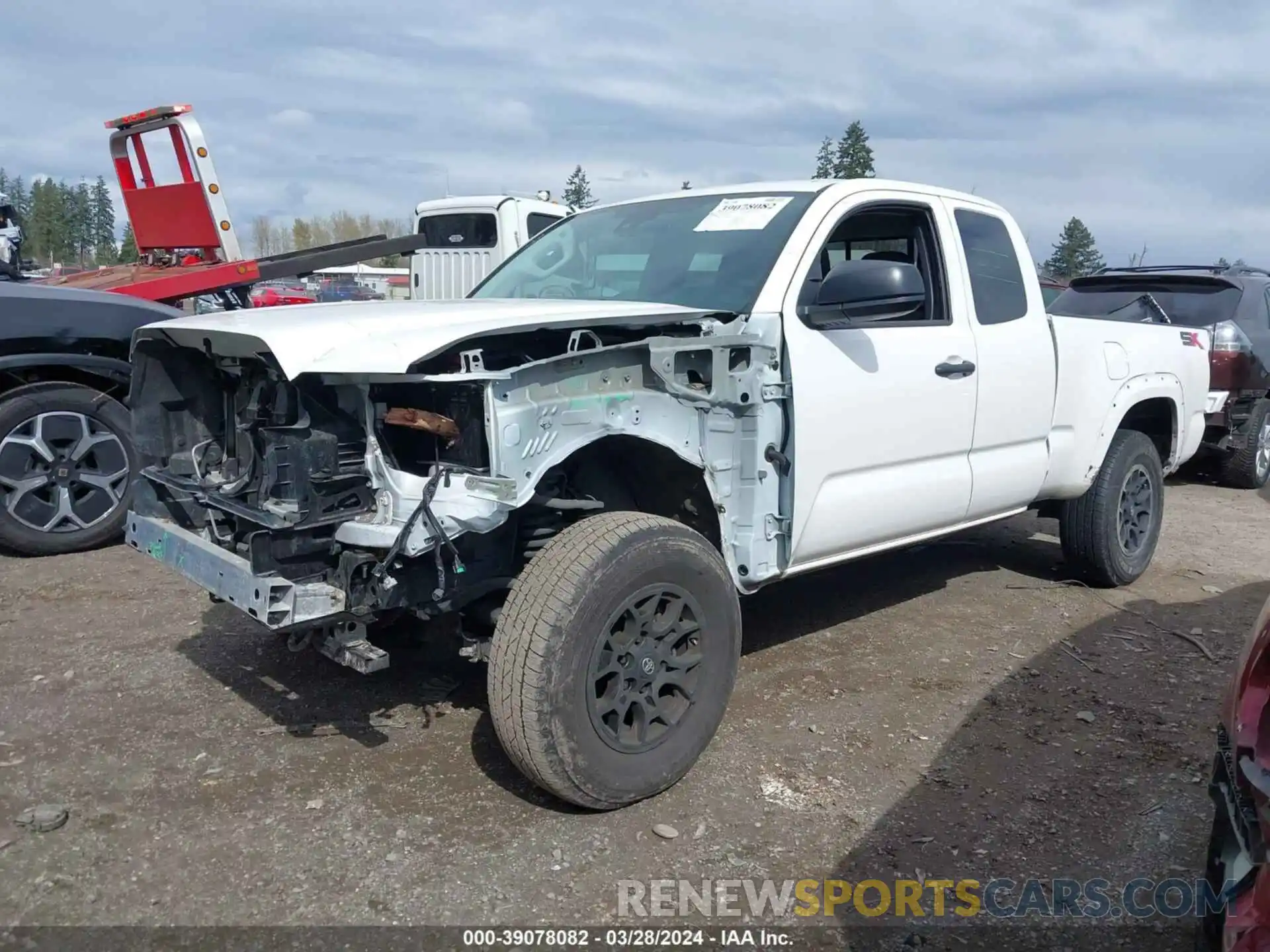 2 Photograph of a damaged car 3TYRZ5CN6NT016293 TOYOTA TACOMA 2022