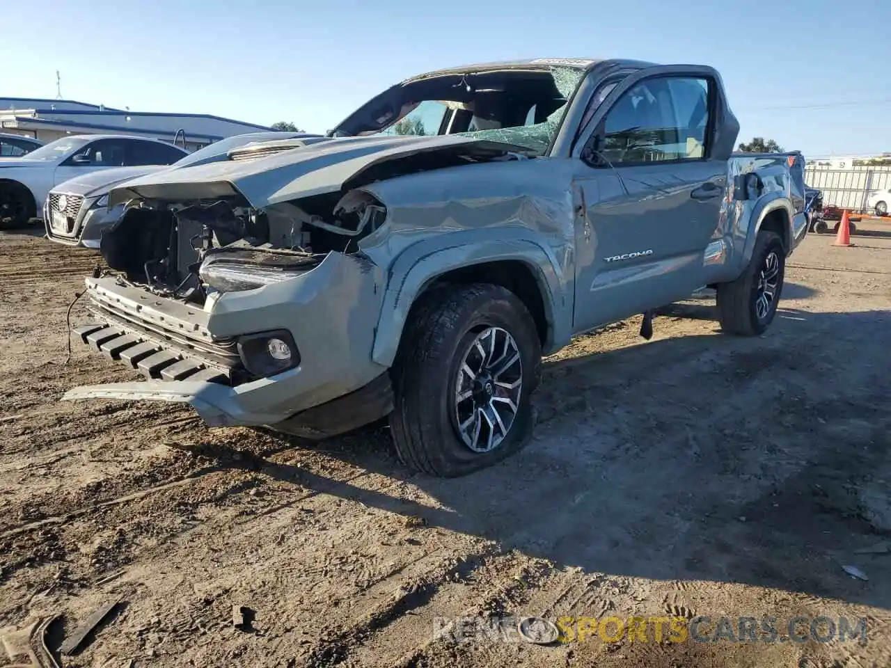 1 Photograph of a damaged car 3TYRZ5CN7NT019509 TOYOTA TACOMA 2022