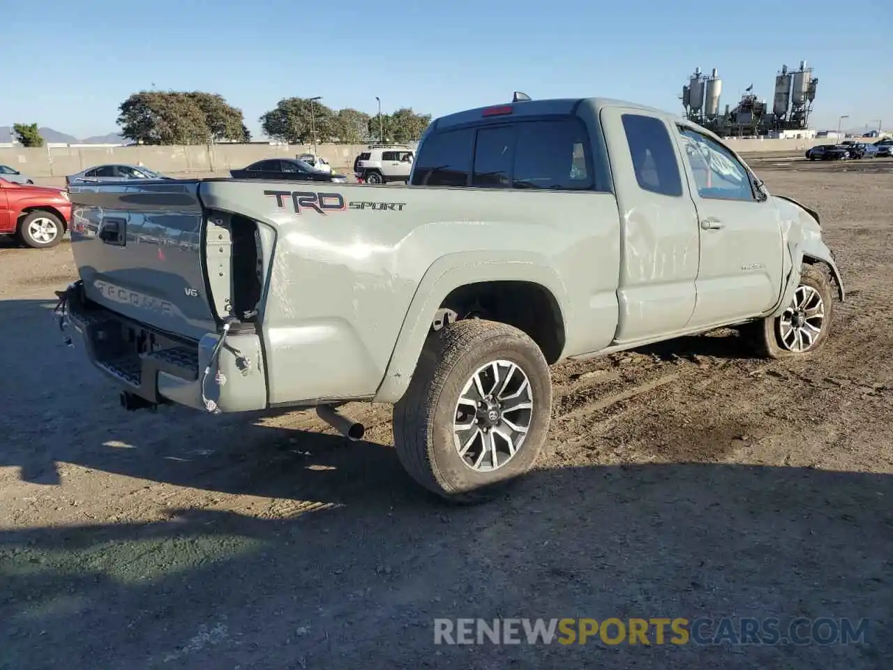 3 Photograph of a damaged car 3TYRZ5CN7NT019509 TOYOTA TACOMA 2022