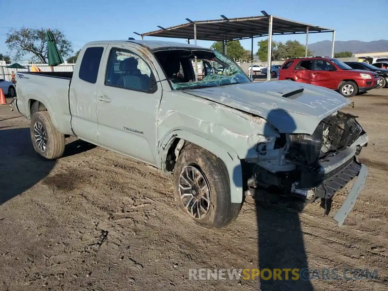 4 Photograph of a damaged car 3TYRZ5CN7NT019509 TOYOTA TACOMA 2022