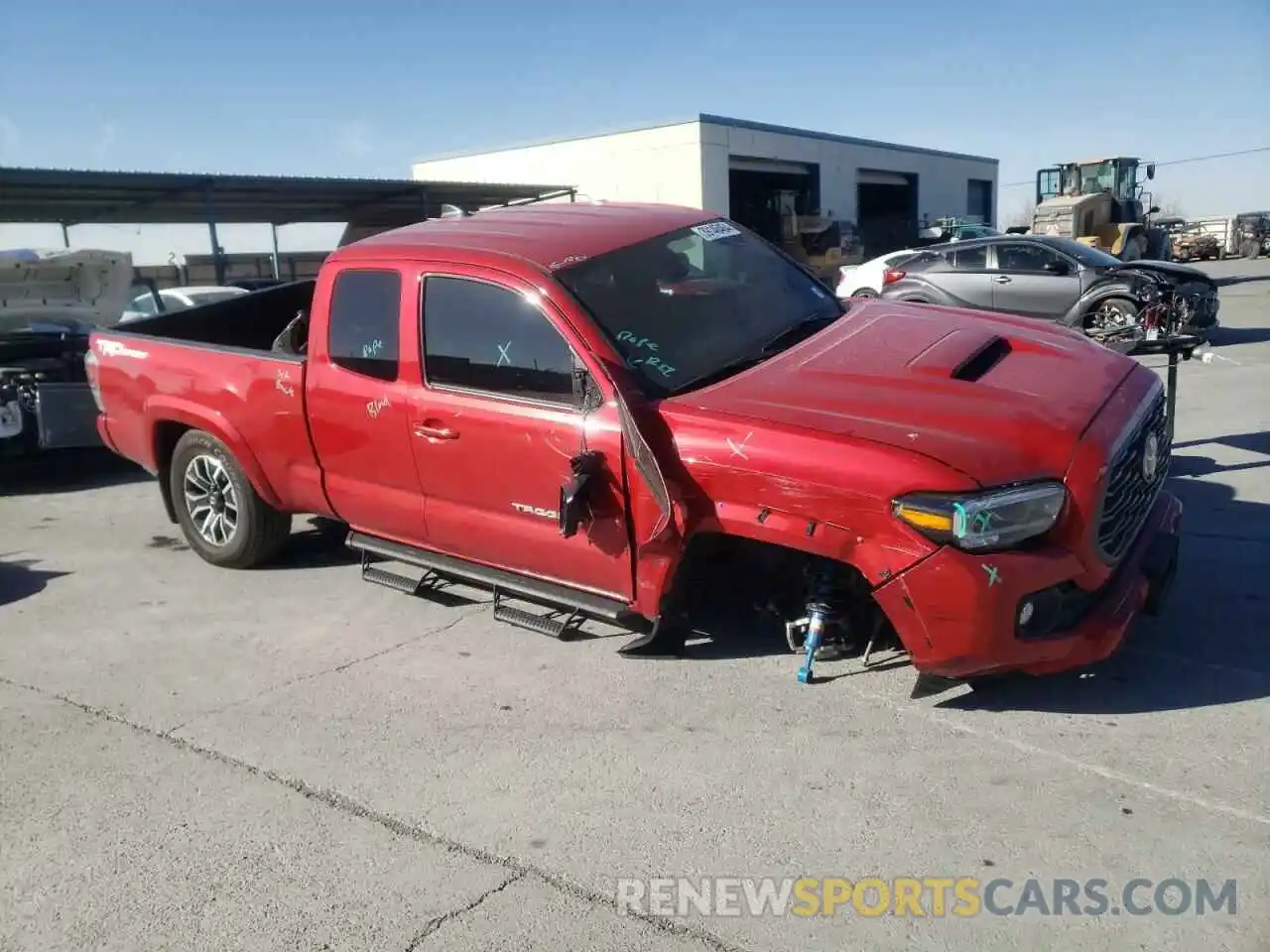 4 Photograph of a damaged car 3TYRZ5CN9NT024260 TOYOTA TACOMA 2022