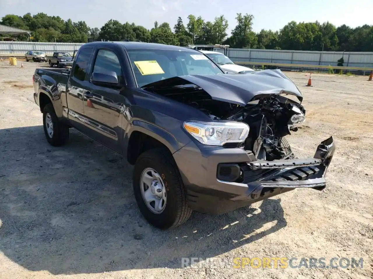 1 Photograph of a damaged car 3TYSX5EN1NT012267 TOYOTA TACOMA 2022