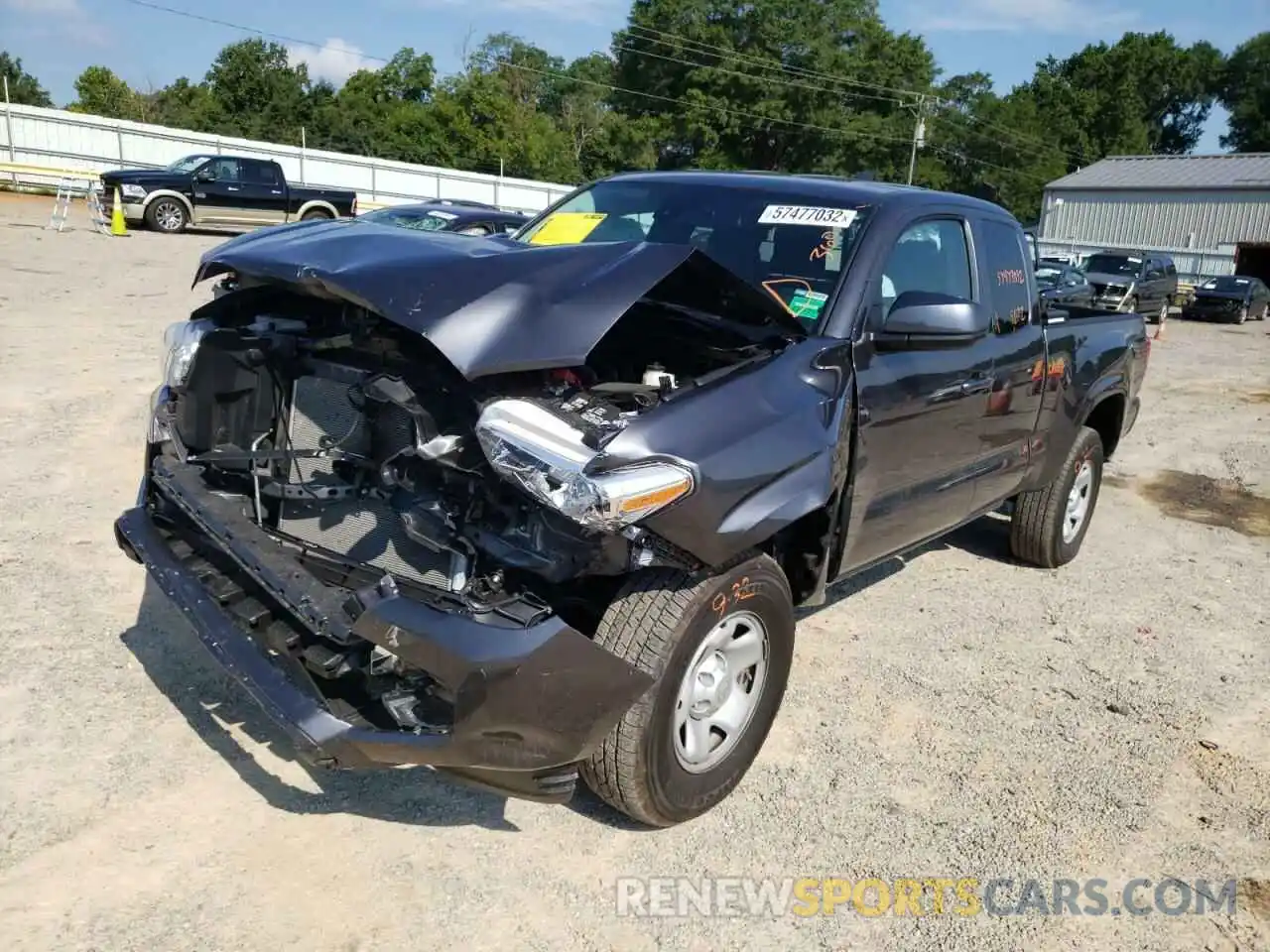 2 Photograph of a damaged car 3TYSX5EN1NT012267 TOYOTA TACOMA 2022