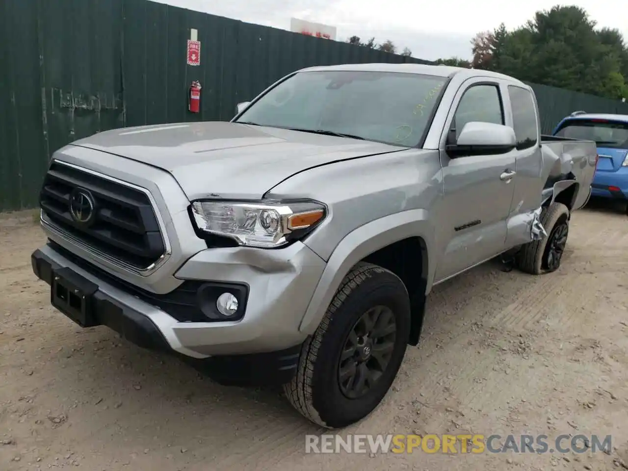 2 Photograph of a damaged car 3TYSX5EN3NT013582 TOYOTA TACOMA 2022