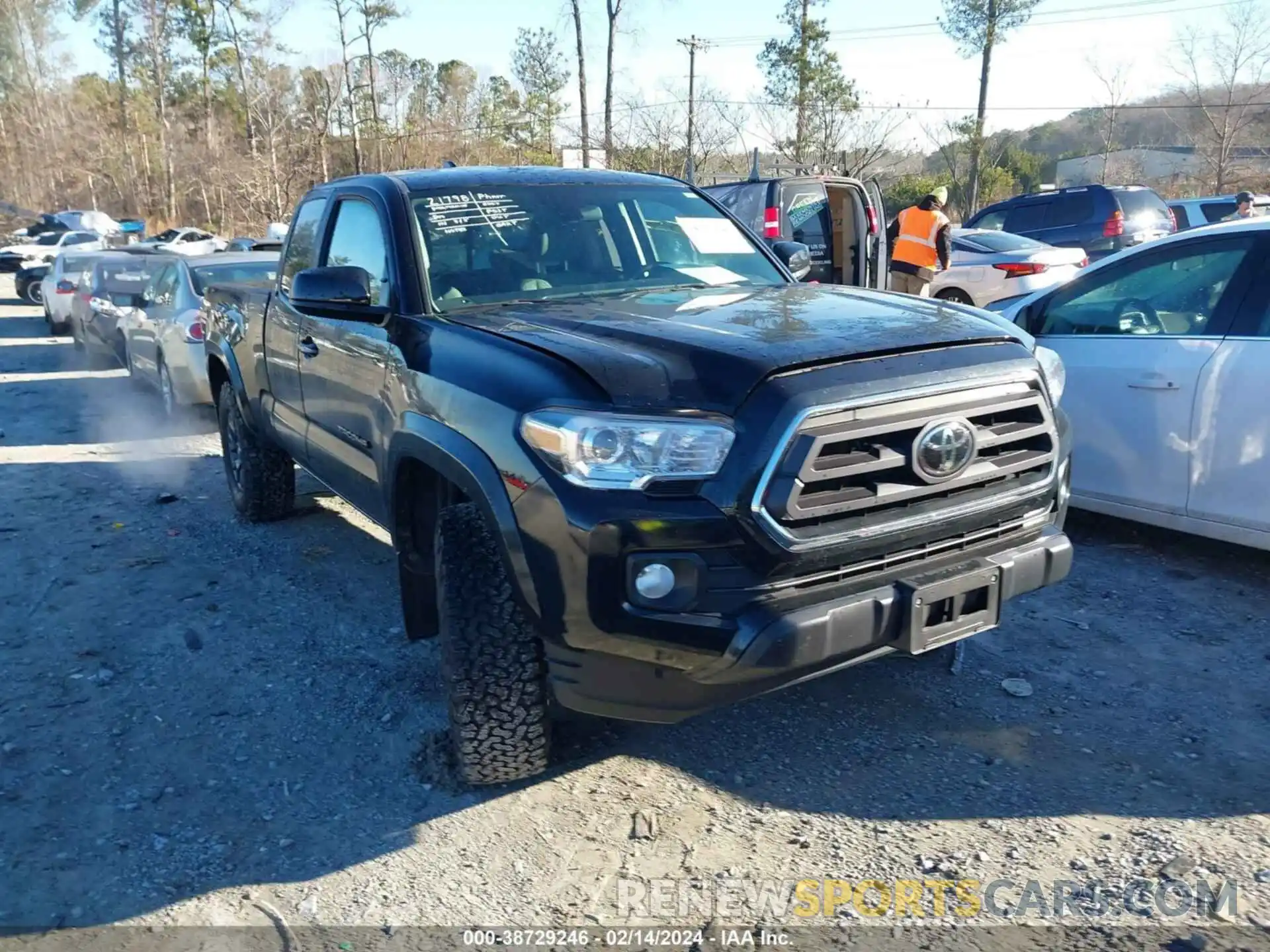 1 Photograph of a damaged car 3TYSX5EN7NT013276 TOYOTA TACOMA 2022