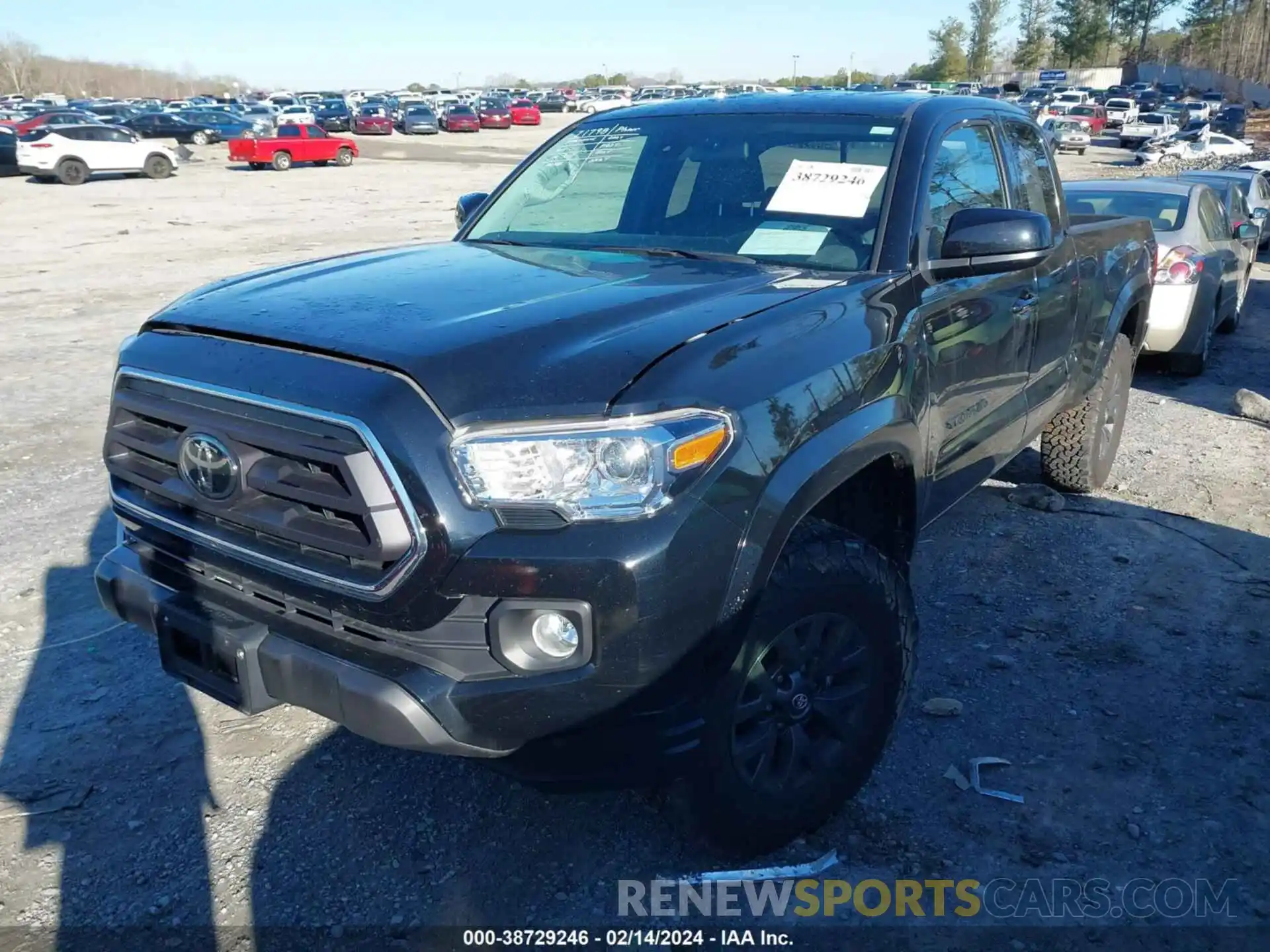 2 Photograph of a damaged car 3TYSX5EN7NT013276 TOYOTA TACOMA 2022