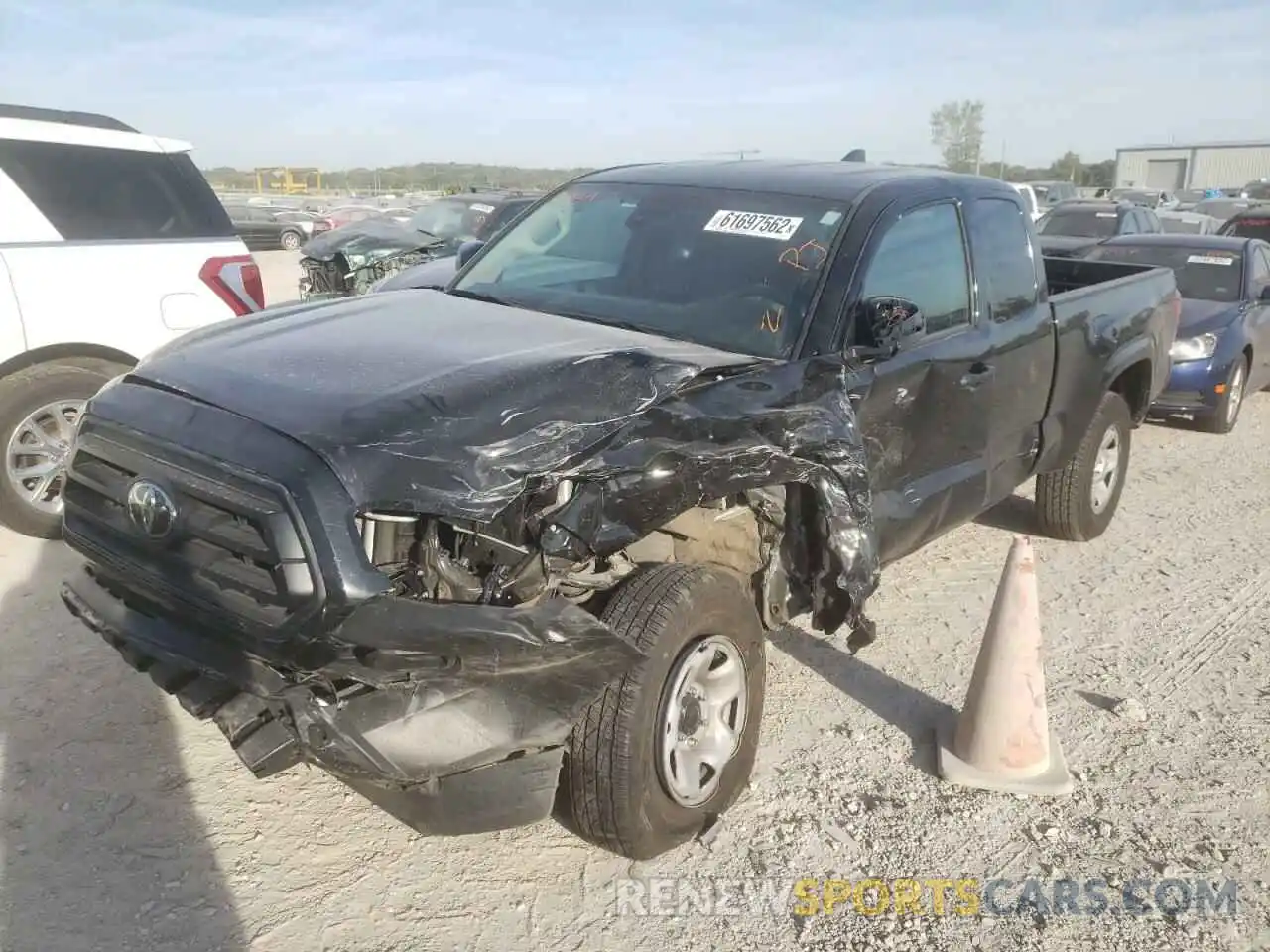 2 Photograph of a damaged car 3TYSX5EN8NT011441 TOYOTA TACOMA 2022