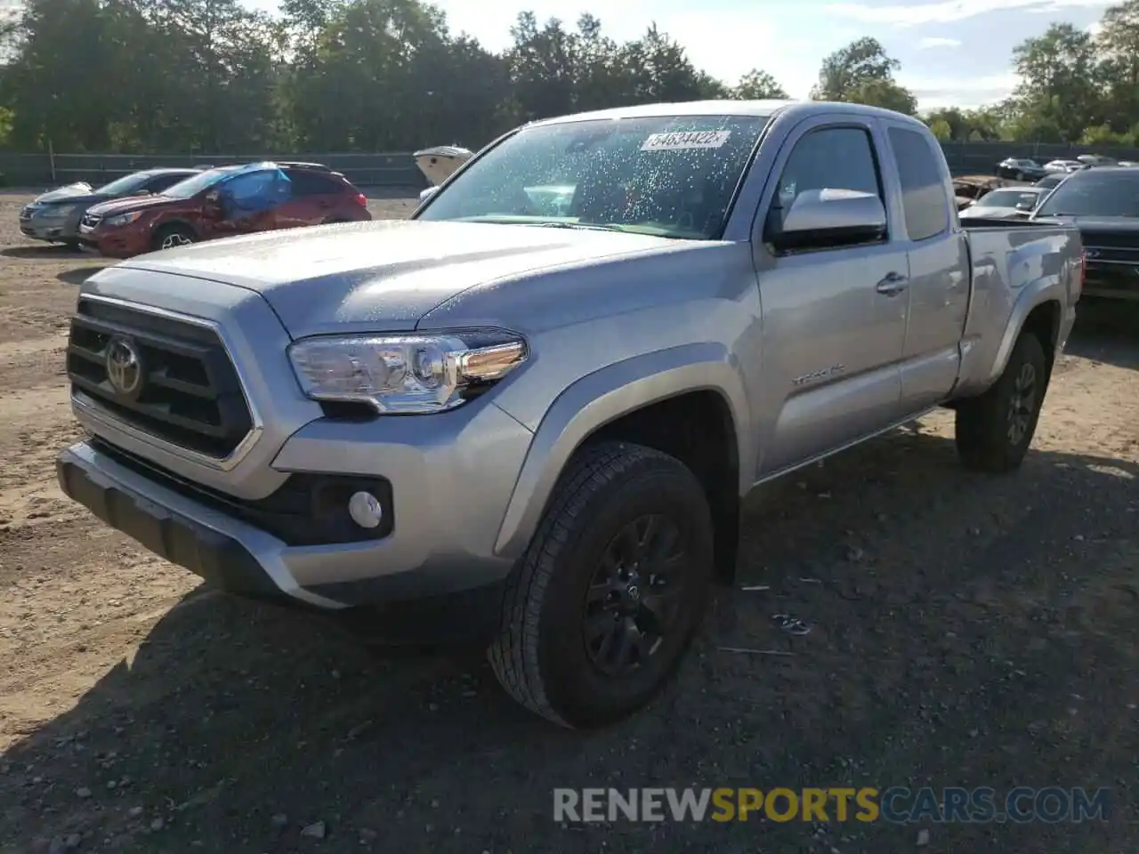 2 Photograph of a damaged car 3TYSX5EN9NT012615 TOYOTA TACOMA 2022