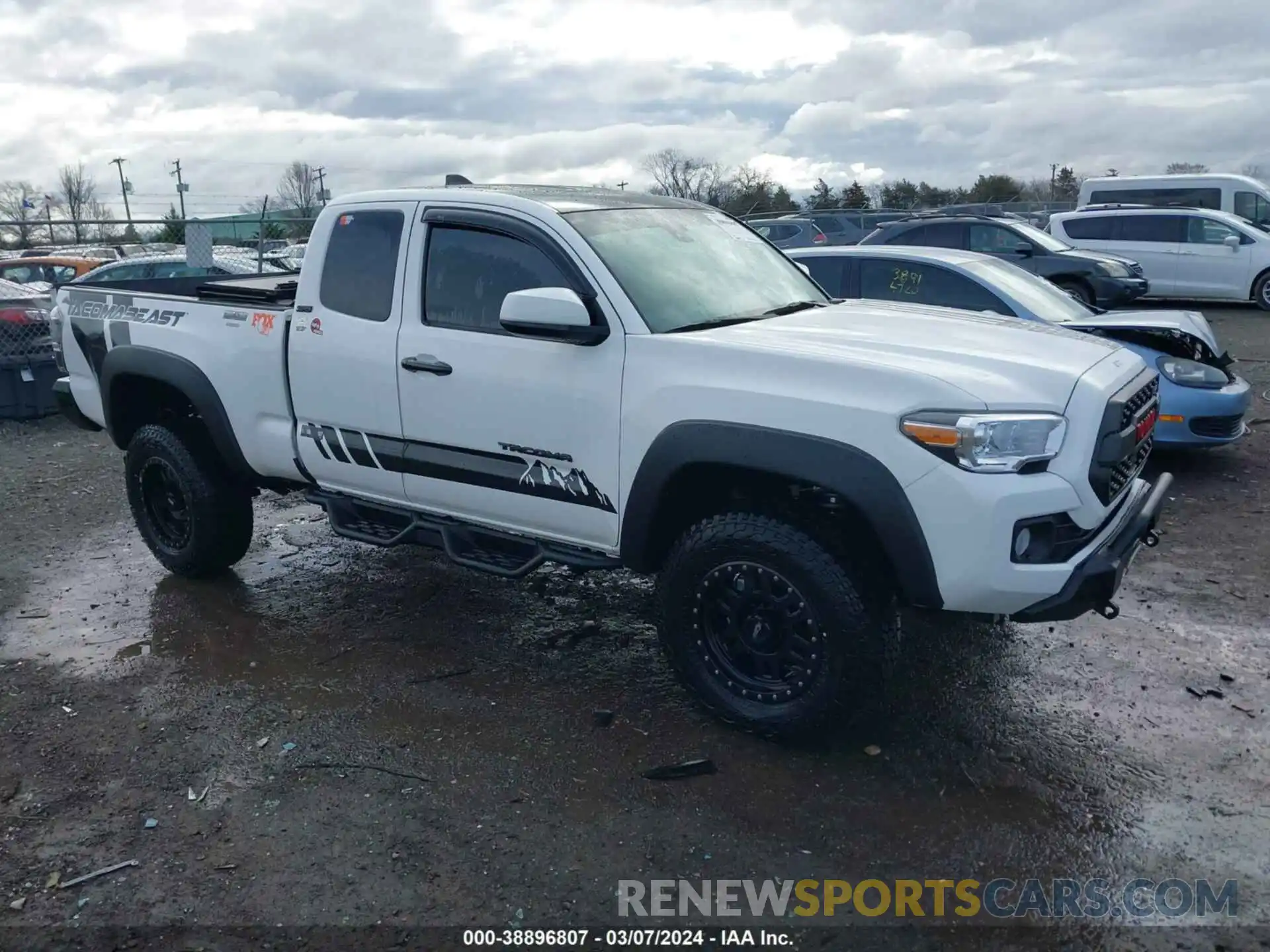 1 Photograph of a damaged car 3TYSX5EN9NT014252 TOYOTA TACOMA 2022