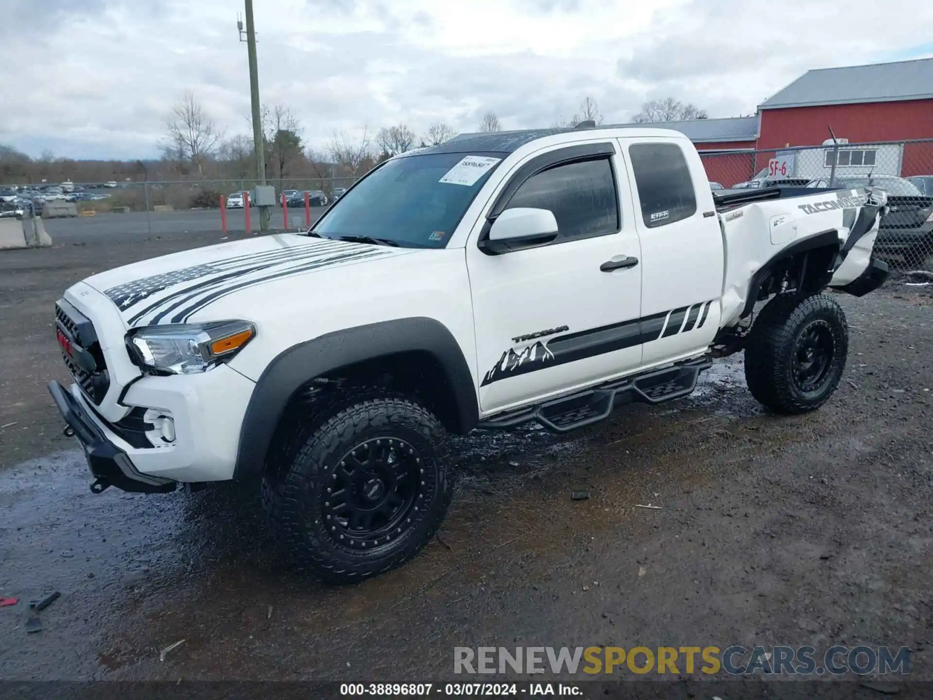 2 Photograph of a damaged car 3TYSX5EN9NT014252 TOYOTA TACOMA 2022