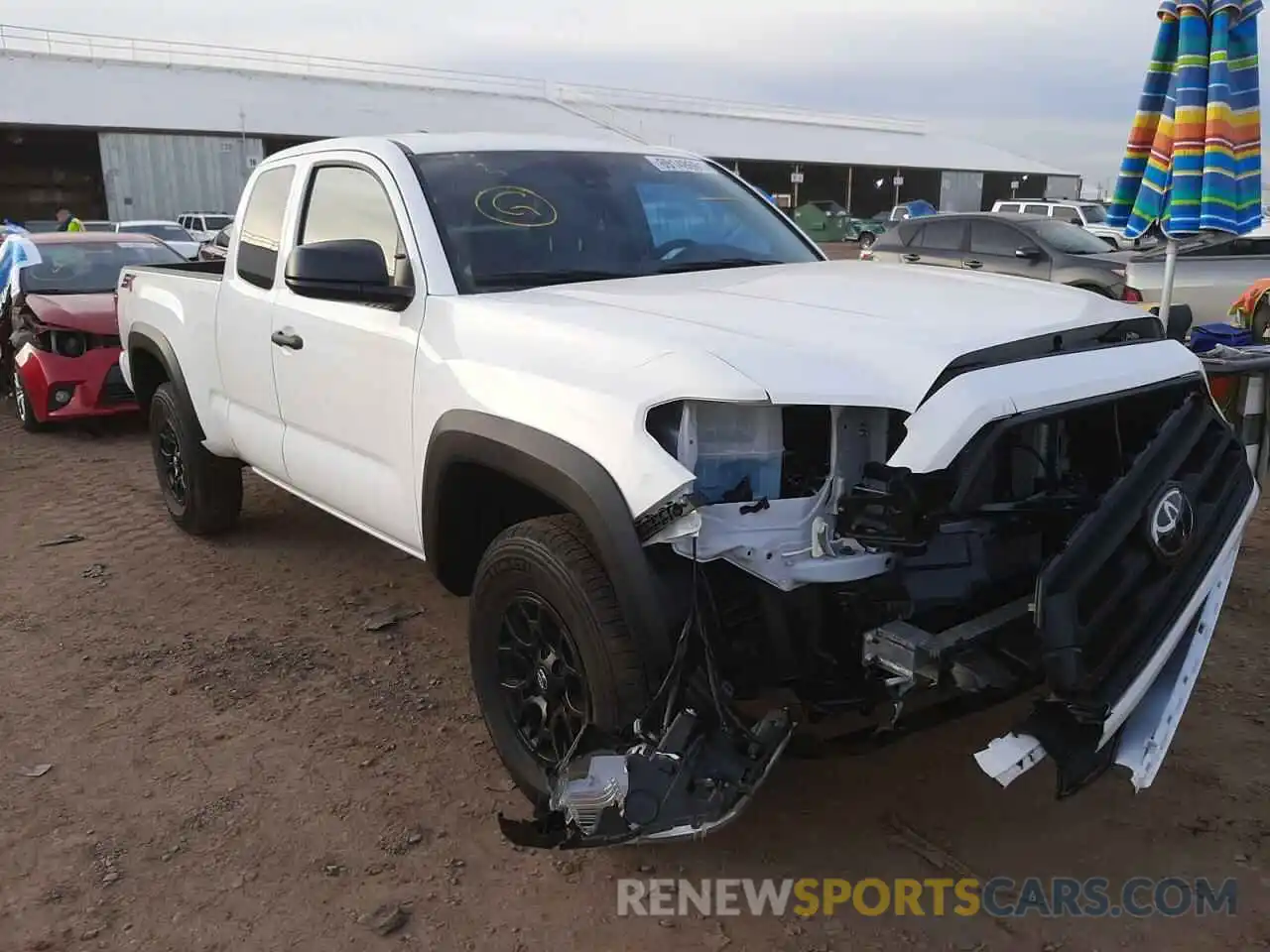 1 Photograph of a damaged car 3TYSZ5AN3NT056352 TOYOTA TACOMA 2022