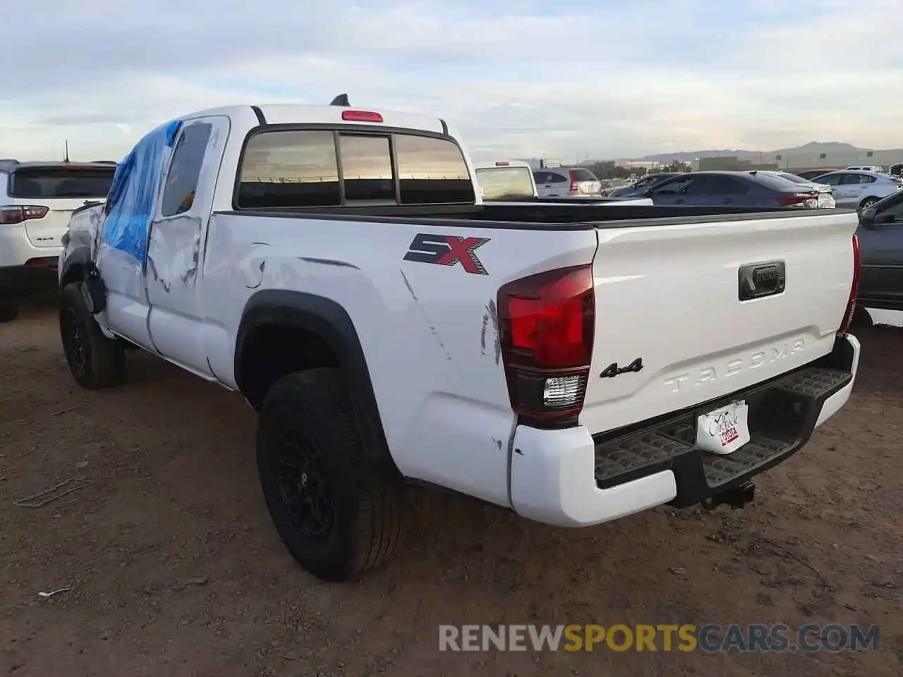 3 Photograph of a damaged car 3TYSZ5AN3NT056352 TOYOTA TACOMA 2022