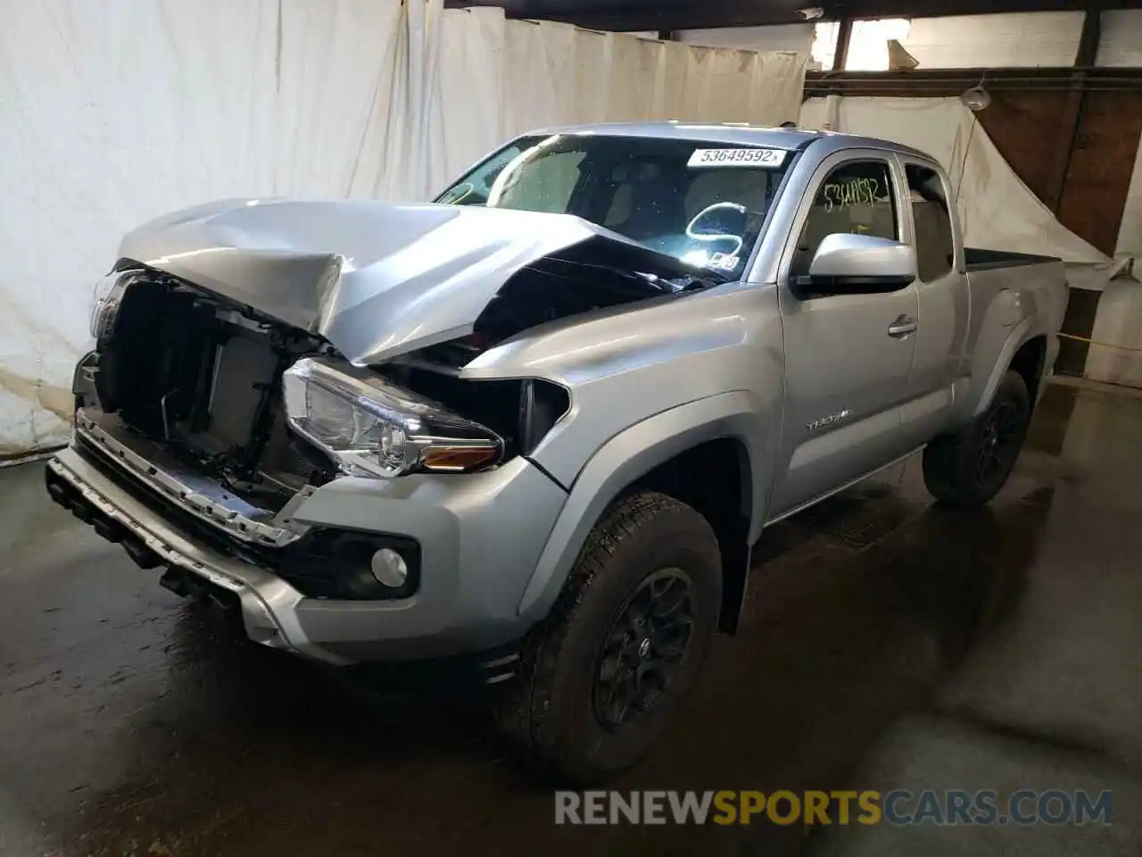 2 Photograph of a damaged car 3TYSZ5AN4NT082698 TOYOTA TACOMA 2022