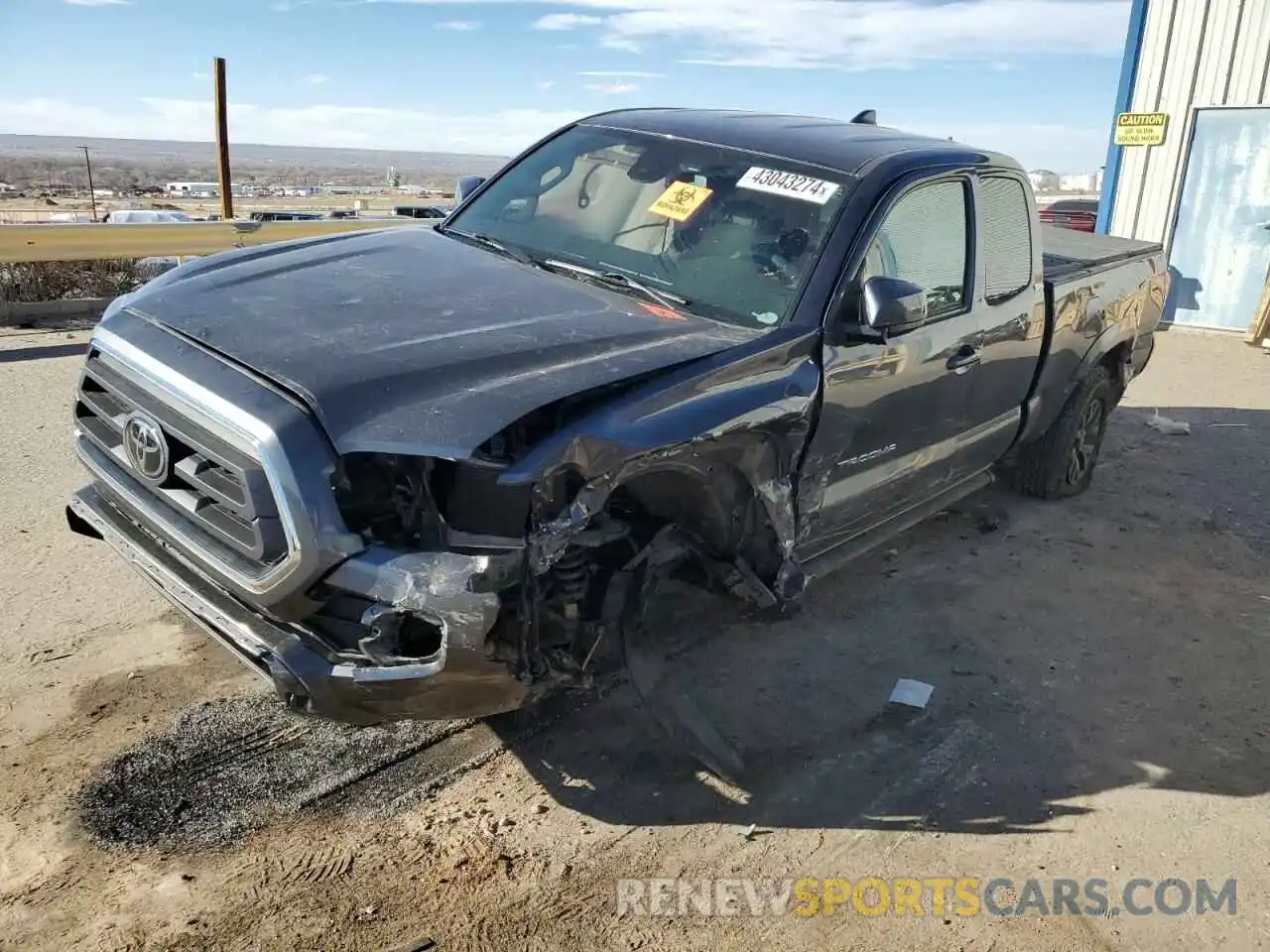 1 Photograph of a damaged car 3TYSZ5AN8NT057738 TOYOTA TACOMA 2022