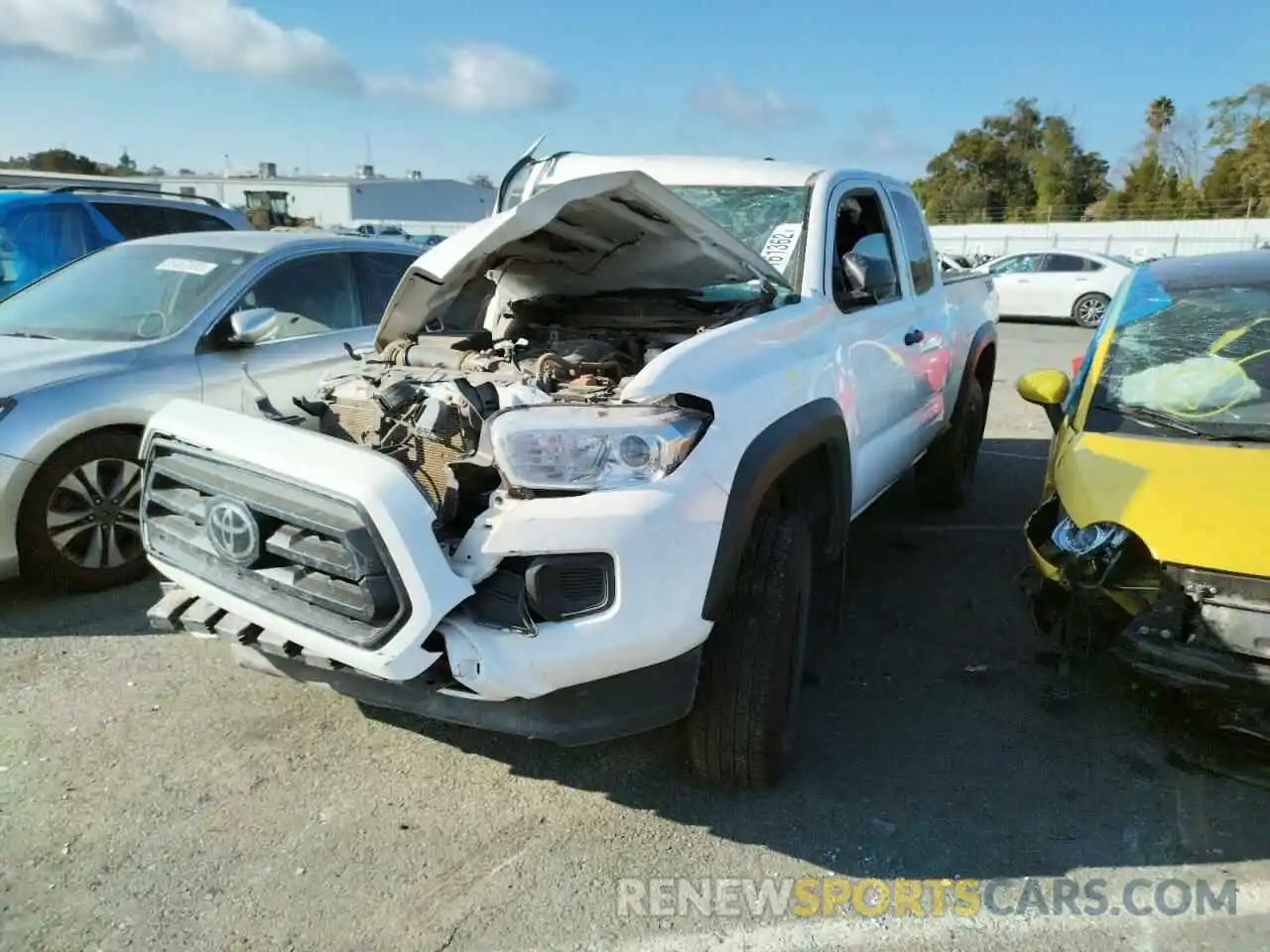 2 Photograph of a damaged car 3TYSZ5AN9NT063337 TOYOTA TACOMA 2022