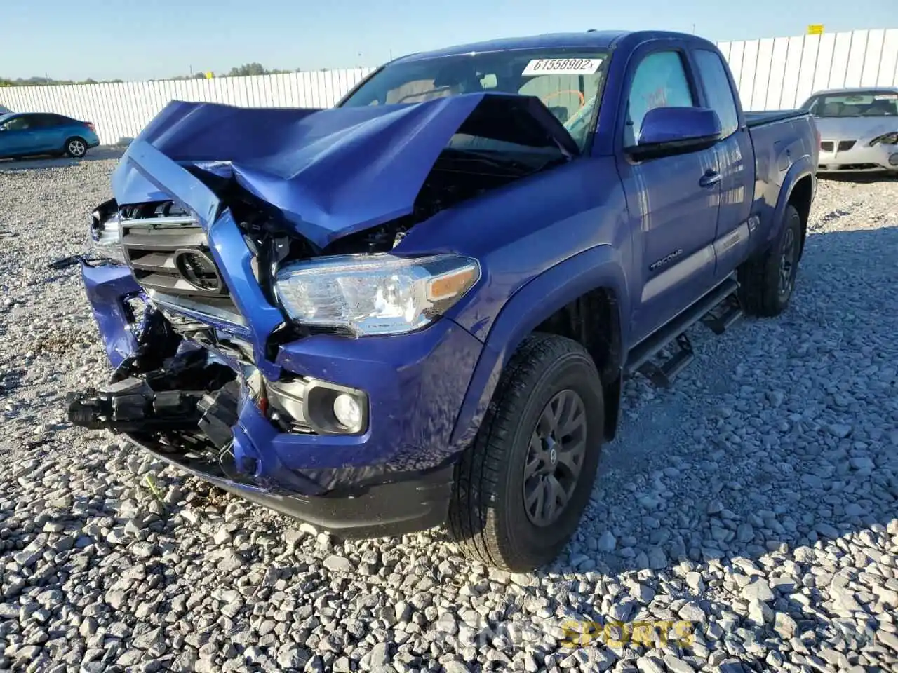 2 Photograph of a damaged car 3TYSZ5AN9NT091199 TOYOTA TACOMA 2022