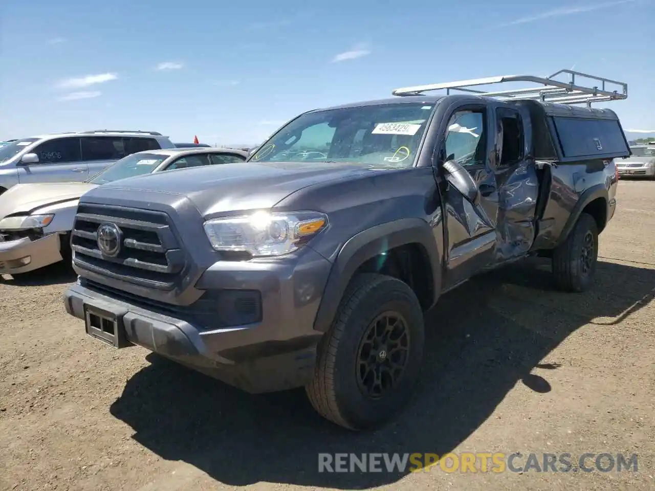 2 Photograph of a damaged car 3TYSZ5ANXNT053951 TOYOTA TACOMA 2022