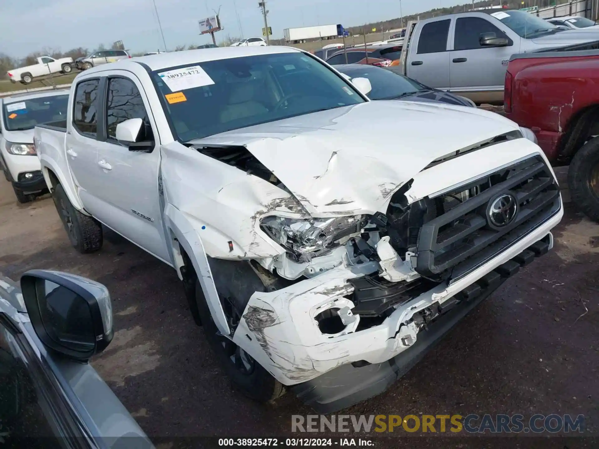 1 Photograph of a damaged car 3TMAZ5CN2PM215062 TOYOTA TACOMA 2023