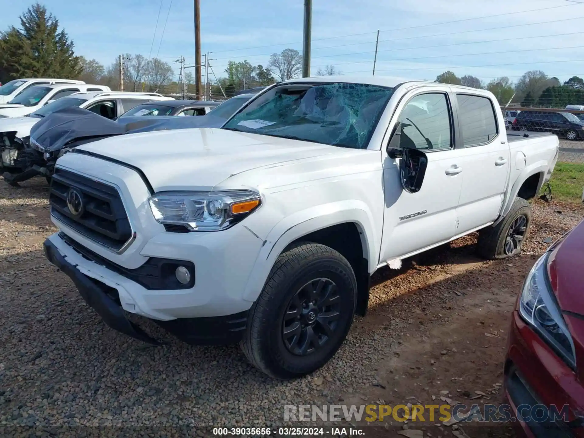 2 Photograph of a damaged car 3TMAZ5CN7PM217373 TOYOTA TACOMA 2023