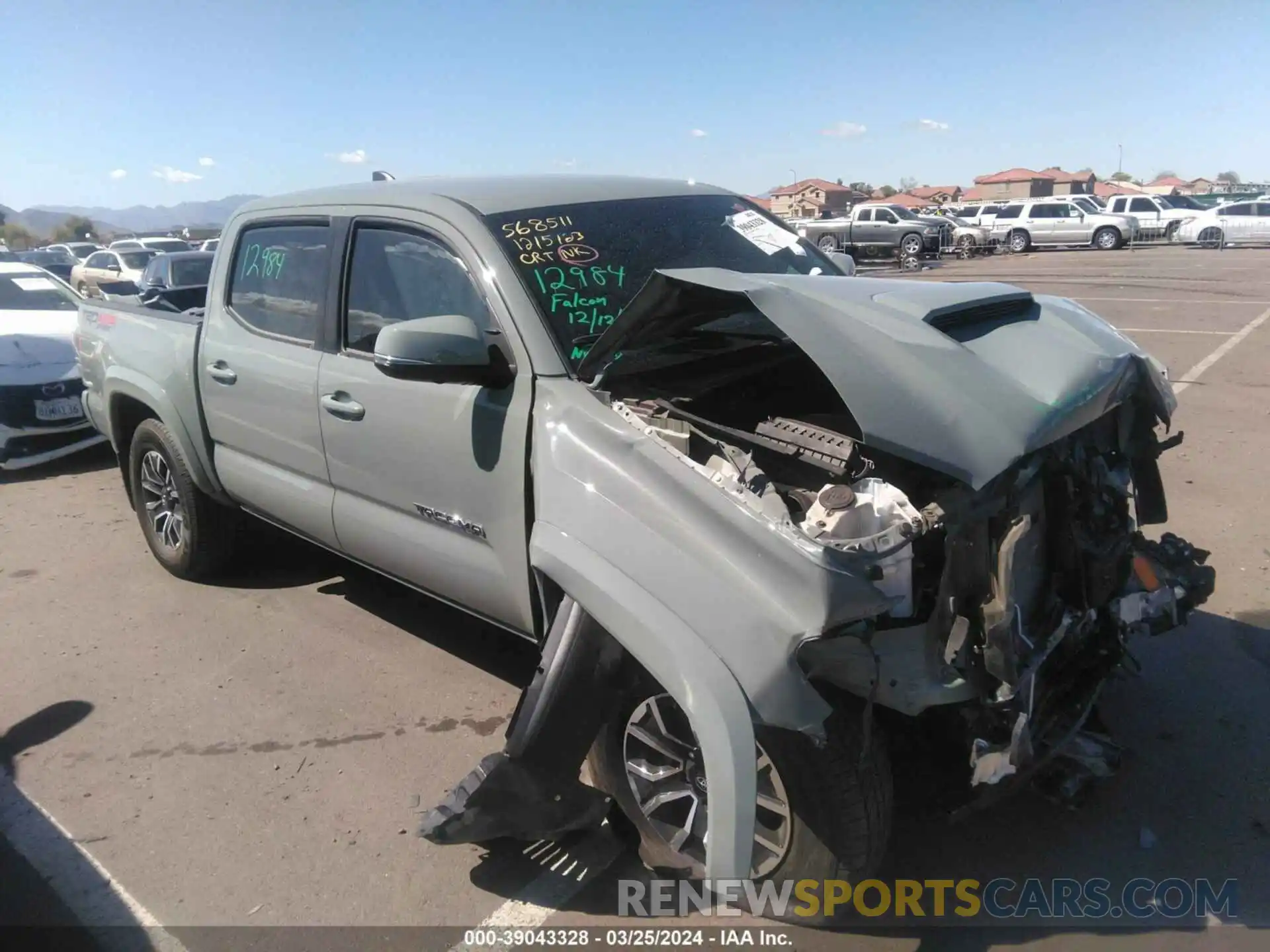 1 Photograph of a damaged car 3TMCZ5AN1PM619269 TOYOTA TACOMA 2023