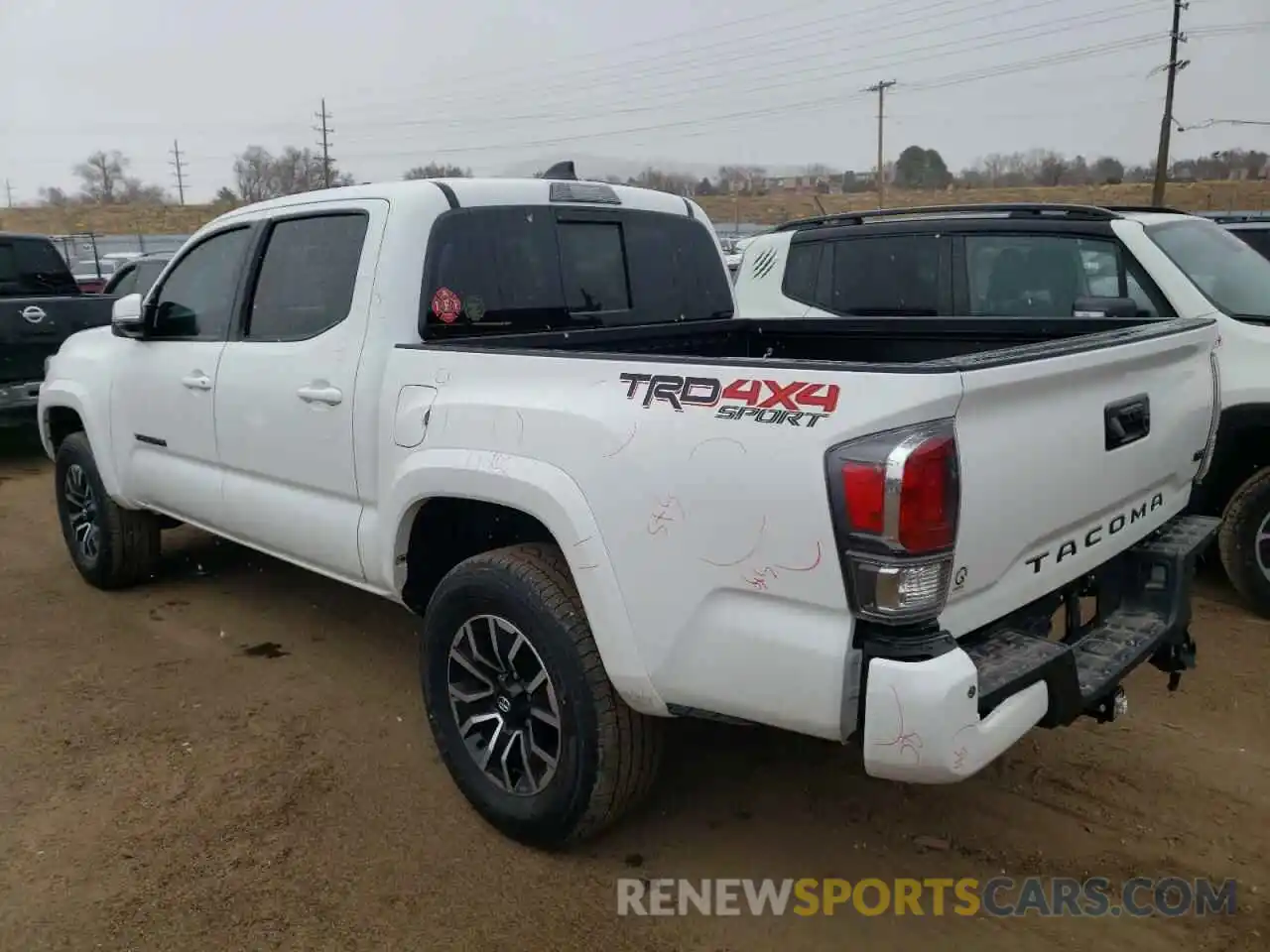 2 Photograph of a damaged car 3TMCZ5AN3PM627177 TOYOTA TACOMA 2023