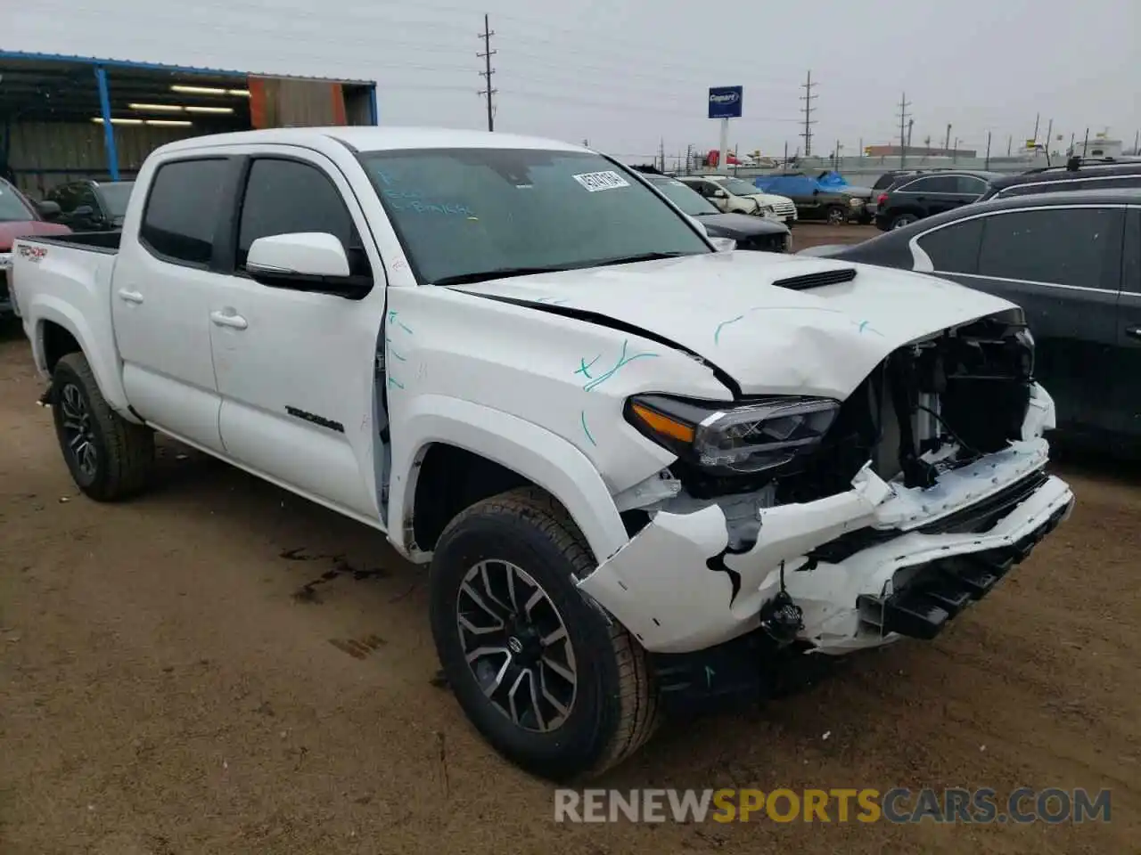 4 Photograph of a damaged car 3TMCZ5AN3PM627177 TOYOTA TACOMA 2023