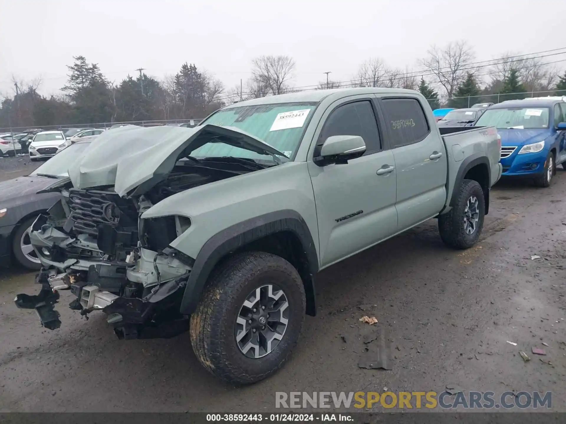 2 Photograph of a damaged car 3TMCZ5AN4PM569368 TOYOTA TACOMA 2023