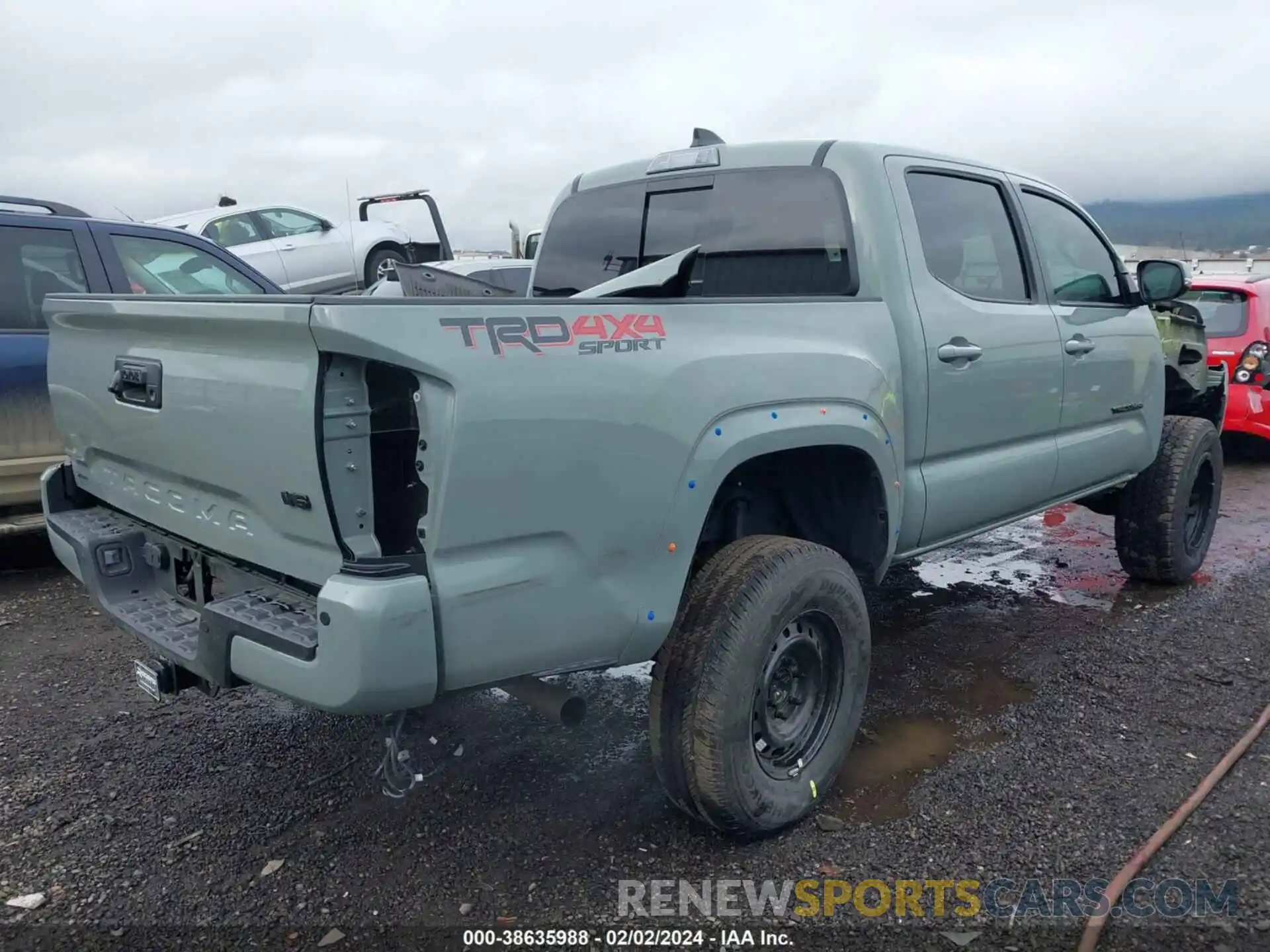 4 Photograph of a damaged car 3TMCZ5AN7PM579263 TOYOTA TACOMA 2023