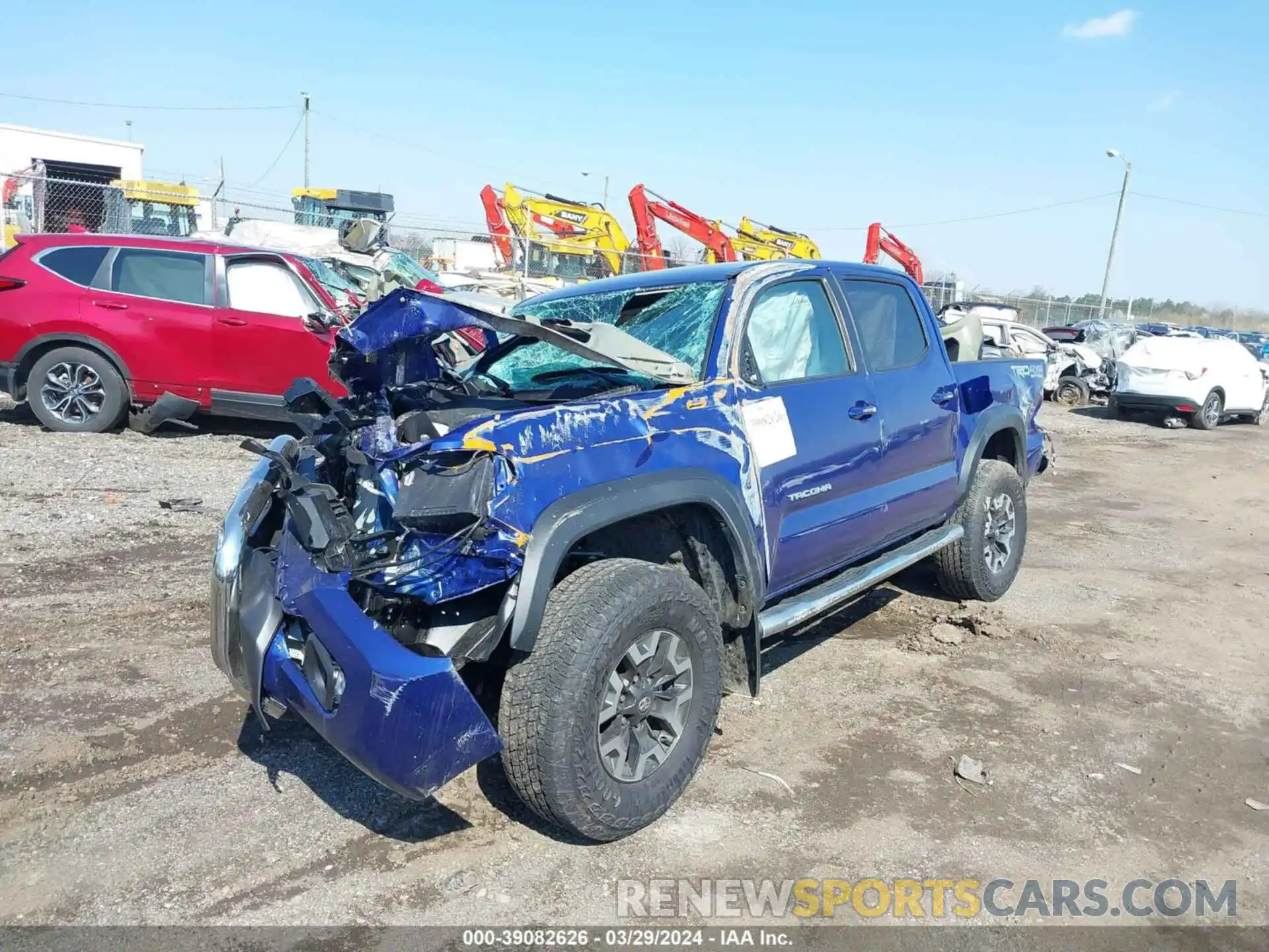 2 Photograph of a damaged car 3TMCZ5AN9PM603868 TOYOTA TACOMA 2023