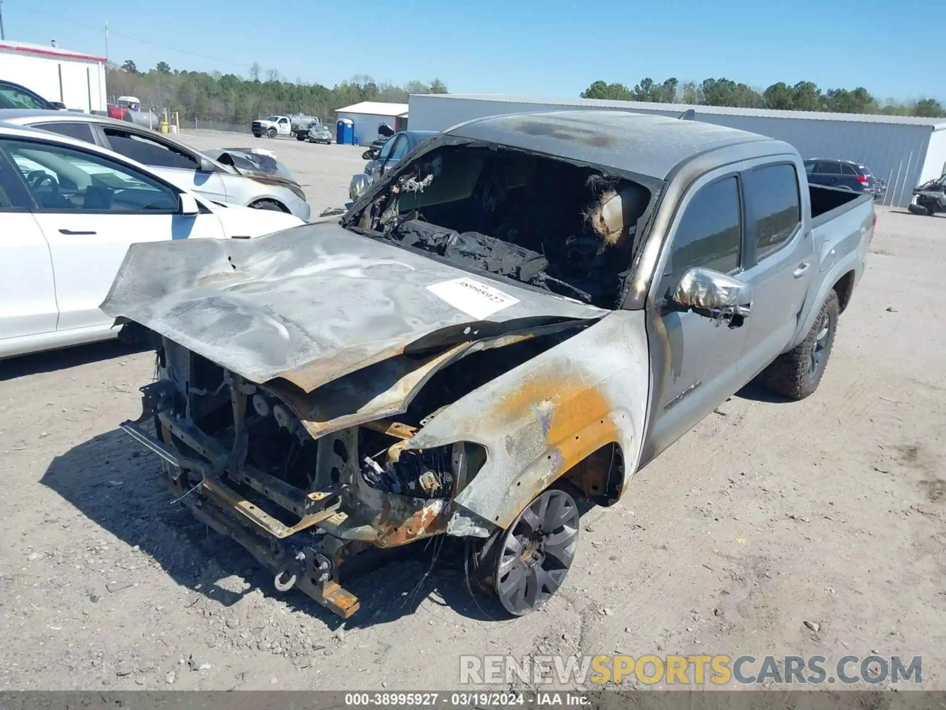 2 Photograph of a damaged car 3TMCZ5AN9PM612554 TOYOTA TACOMA 2023