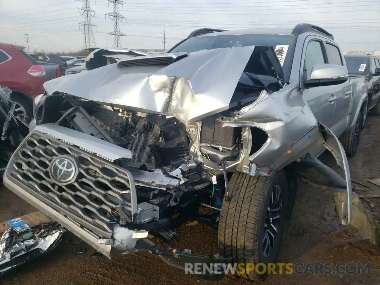 1 Photograph of a damaged car 3TMDZ5BN1PM160358 TOYOTA TACOMA 2023