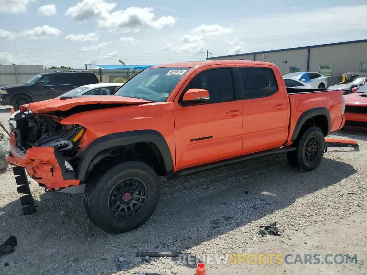 1 Photograph of a damaged car 3TYCZ5AN0PT136604 TOYOTA TACOMA 2023