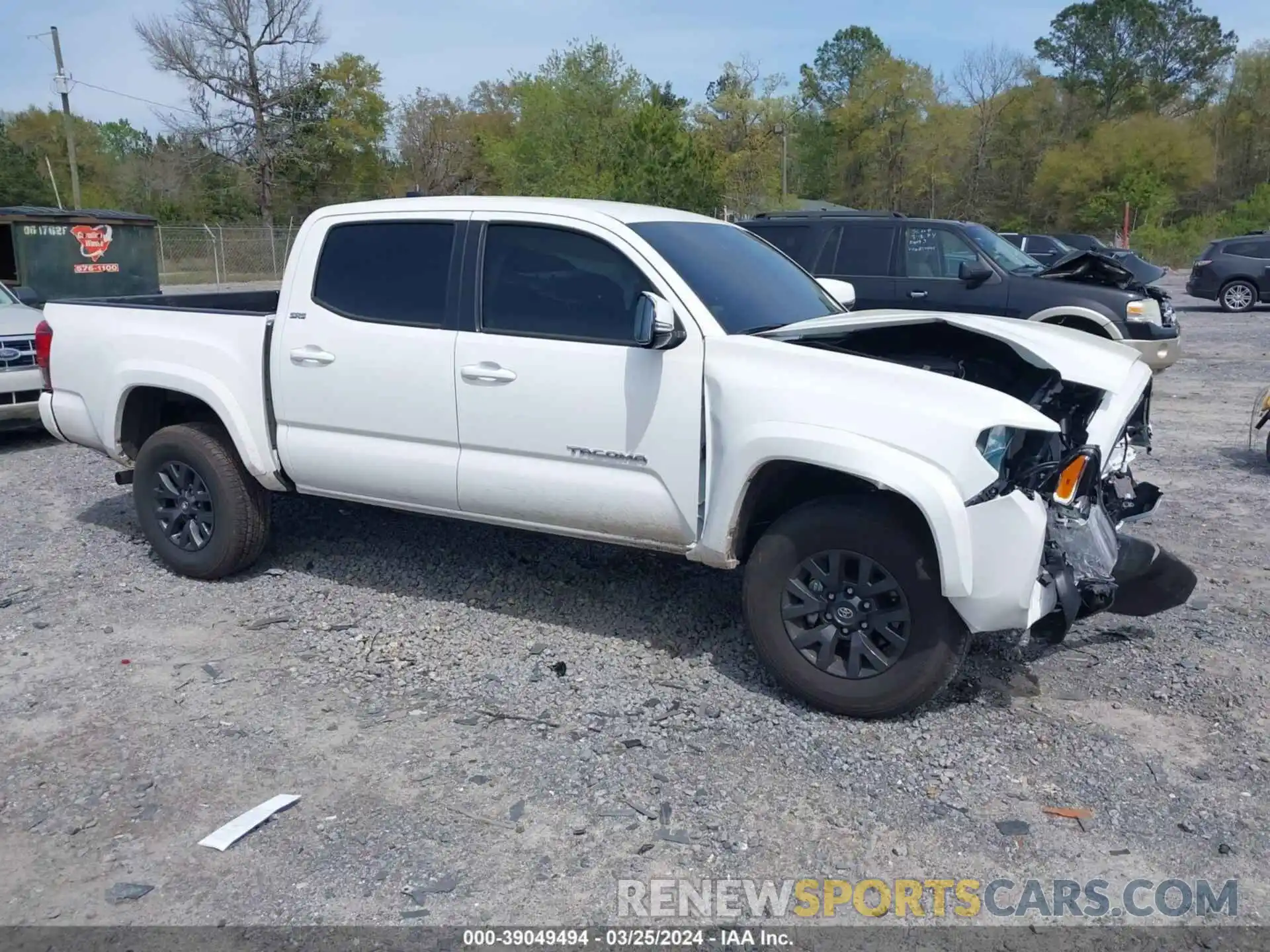 1 Photograph of a damaged car 3TYCZ5AN1PT179140 TOYOTA TACOMA 2023