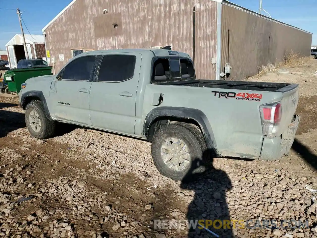 2 Photograph of a damaged car 3TYCZ5AN4PT107199 TOYOTA TACOMA 2023