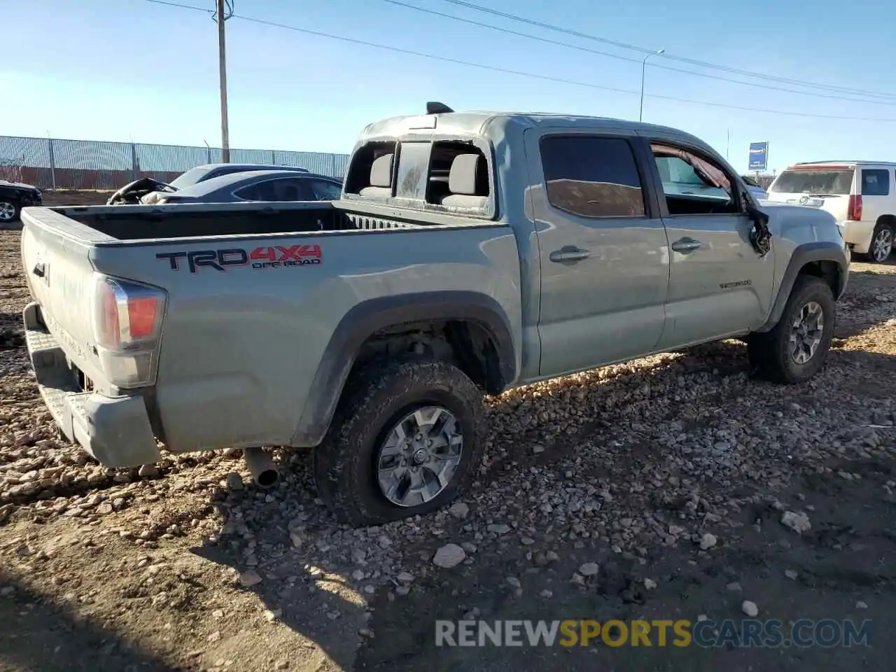 3 Photograph of a damaged car 3TYCZ5AN4PT107199 TOYOTA TACOMA 2023