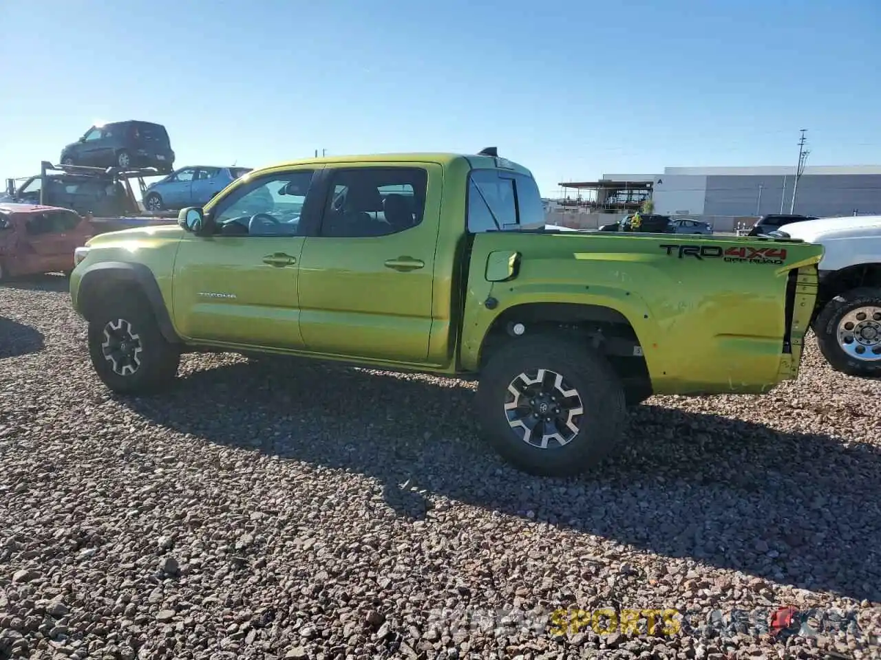 2 Photograph of a damaged car 3TYCZ5AN4PT127047 TOYOTA TACOMA 2023