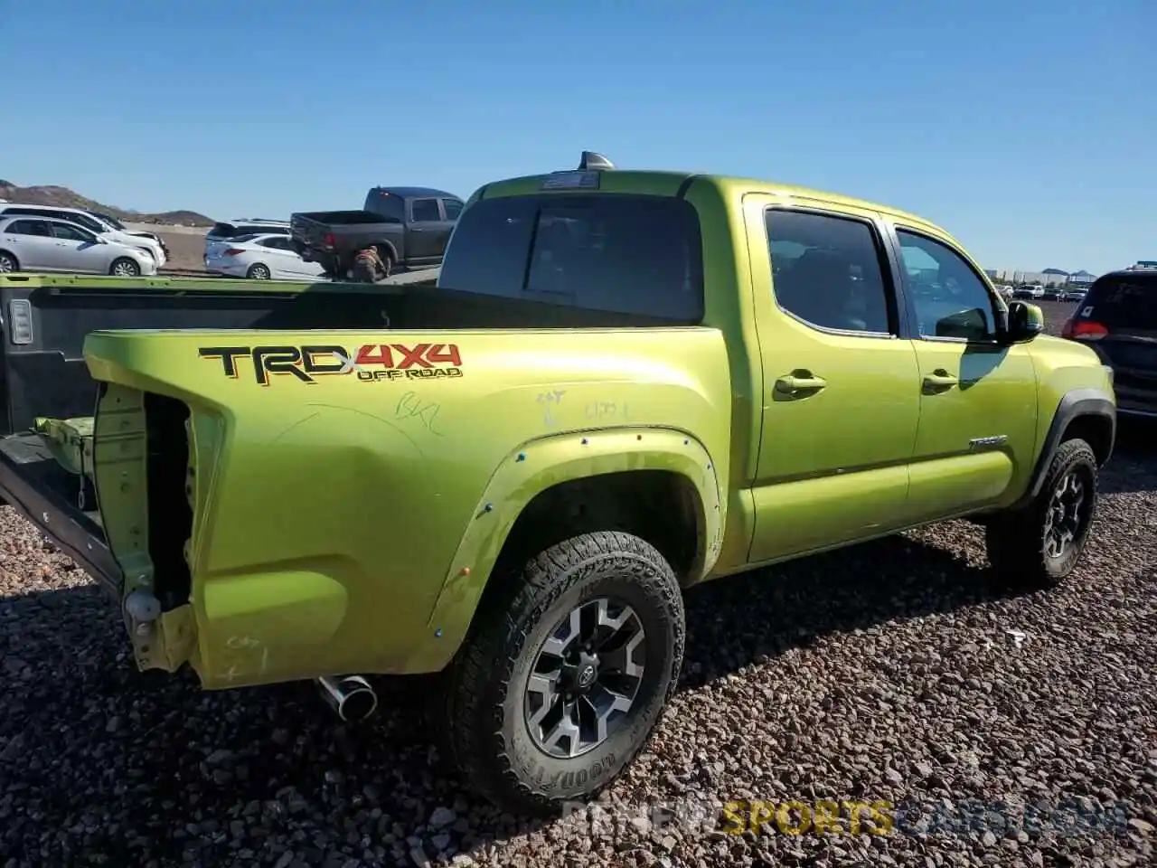 3 Photograph of a damaged car 3TYCZ5AN4PT127047 TOYOTA TACOMA 2023