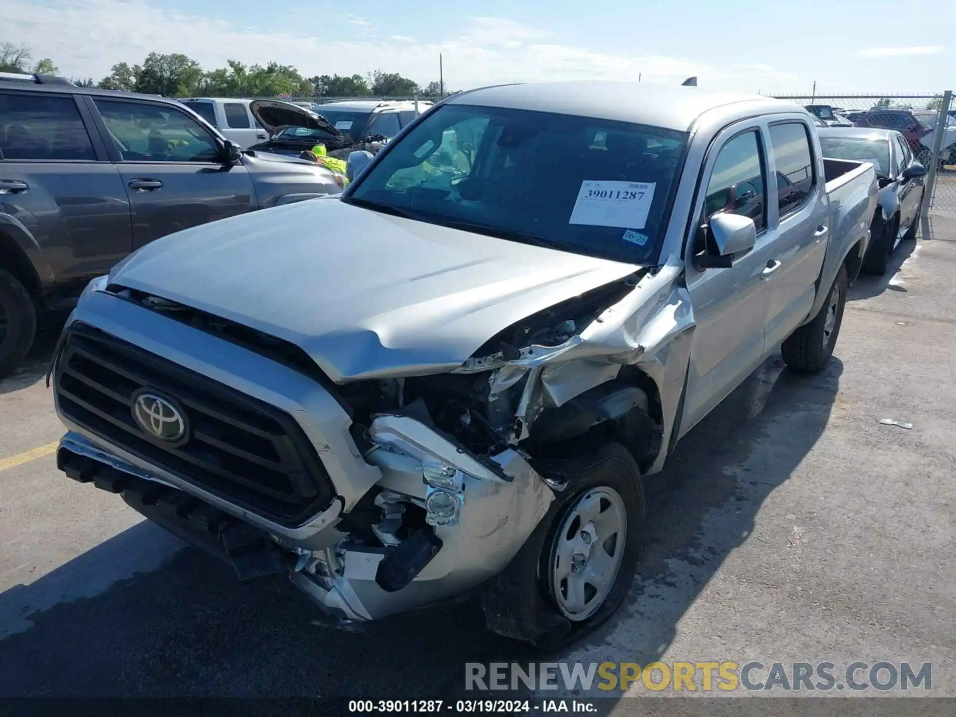 2 Photograph of a damaged car 3TYCZ5AN8PT148614 TOYOTA TACOMA 2023