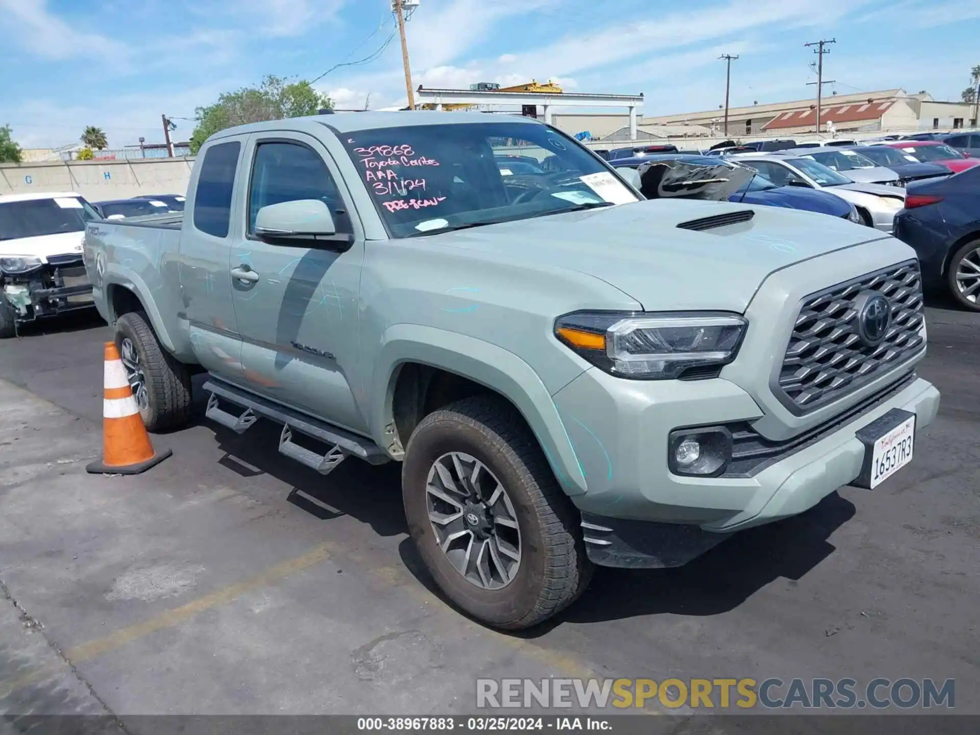 1 Photograph of a damaged car 3TYRZ5CN8PT026004 TOYOTA TACOMA 2023