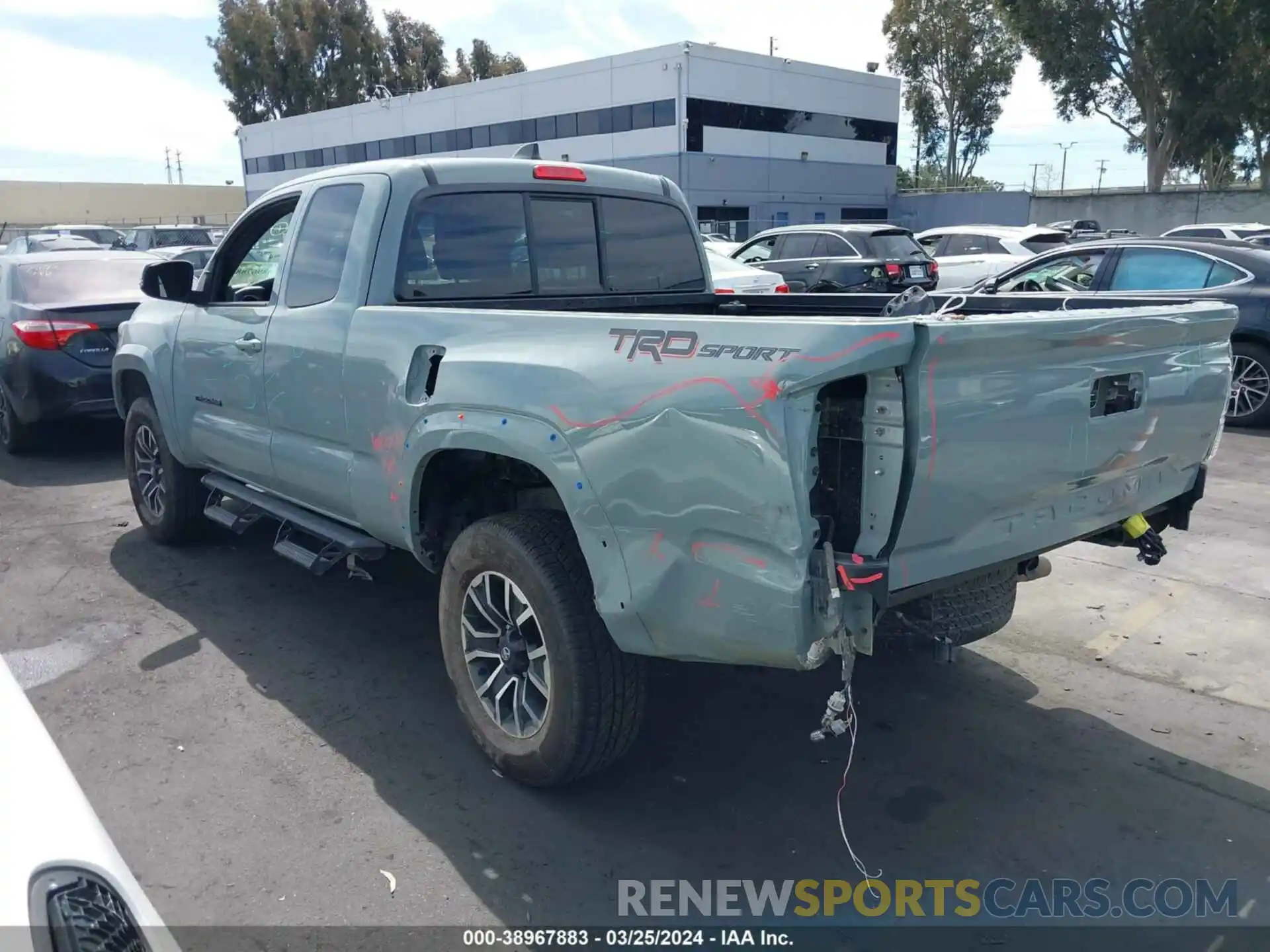 3 Photograph of a damaged car 3TYRZ5CN8PT026004 TOYOTA TACOMA 2023