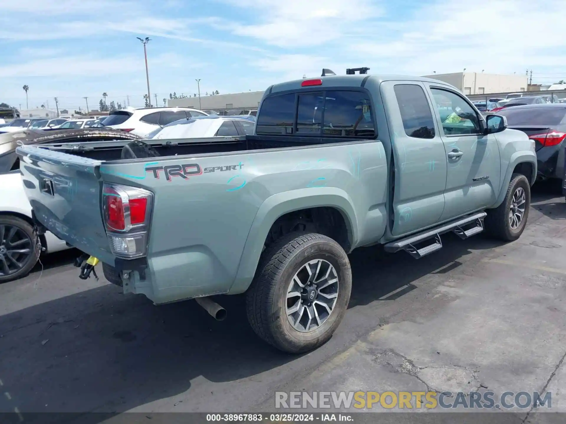 4 Photograph of a damaged car 3TYRZ5CN8PT026004 TOYOTA TACOMA 2023