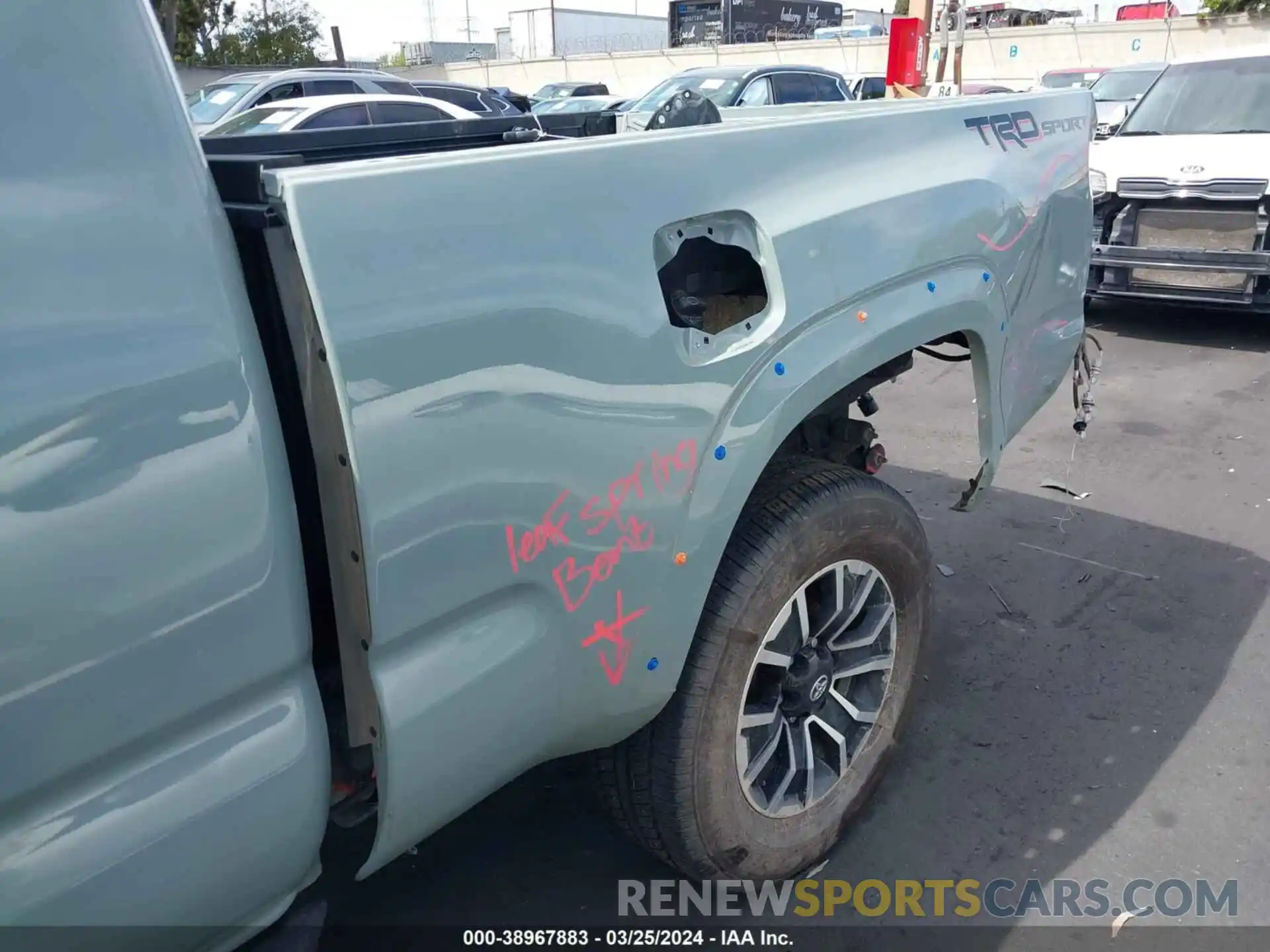 6 Photograph of a damaged car 3TYRZ5CN8PT026004 TOYOTA TACOMA 2023