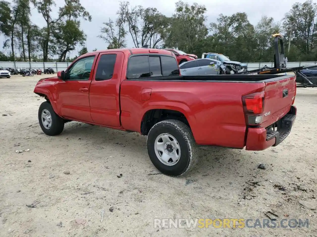 2 Photograph of a damaged car 3TYSX5EN6PT017967 TOYOTA TACOMA 2023