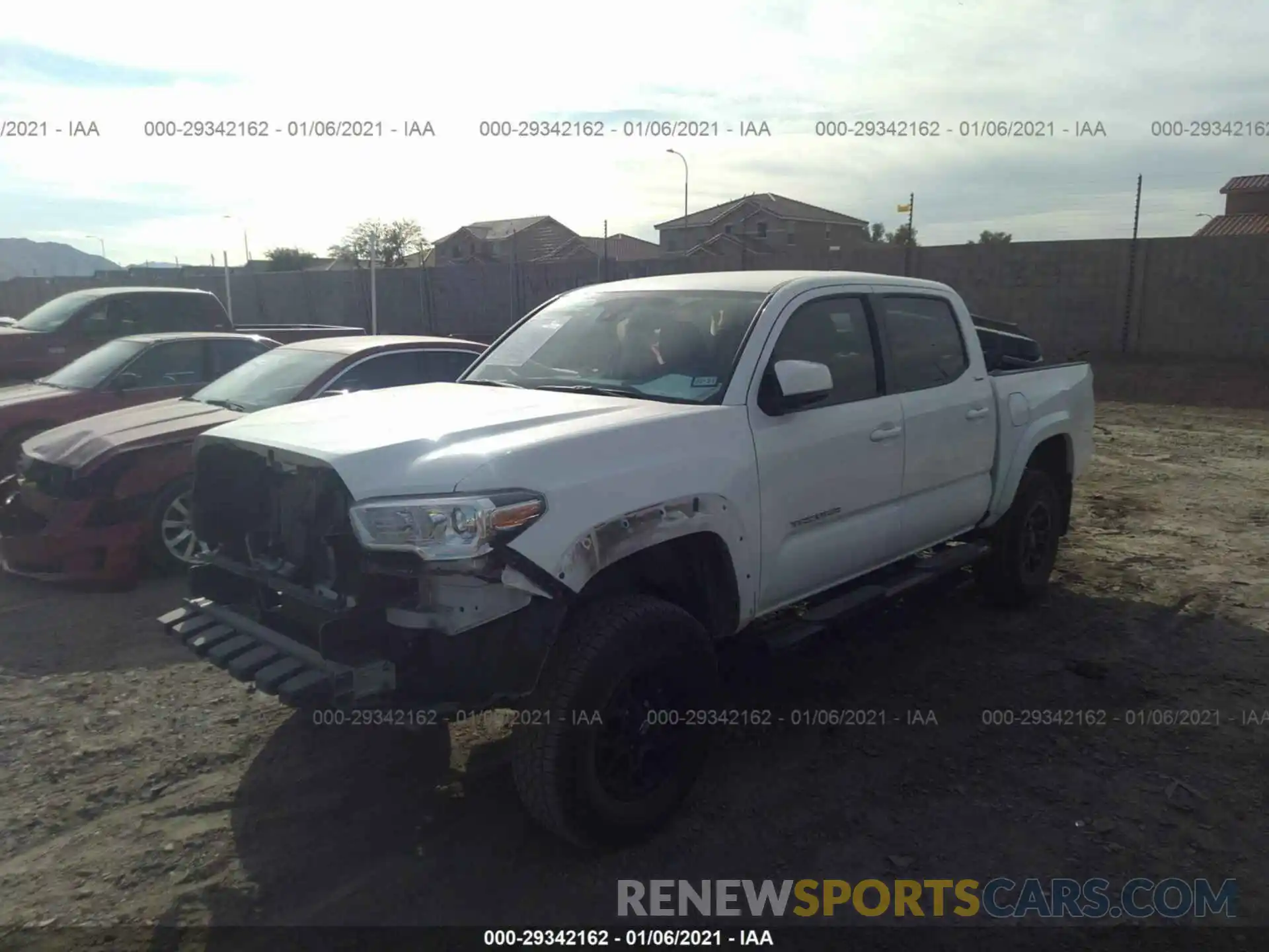 2 Photograph of a damaged car 3TMAZ5CN0KM081533 TOYOTA TACOMA 2WD 2019