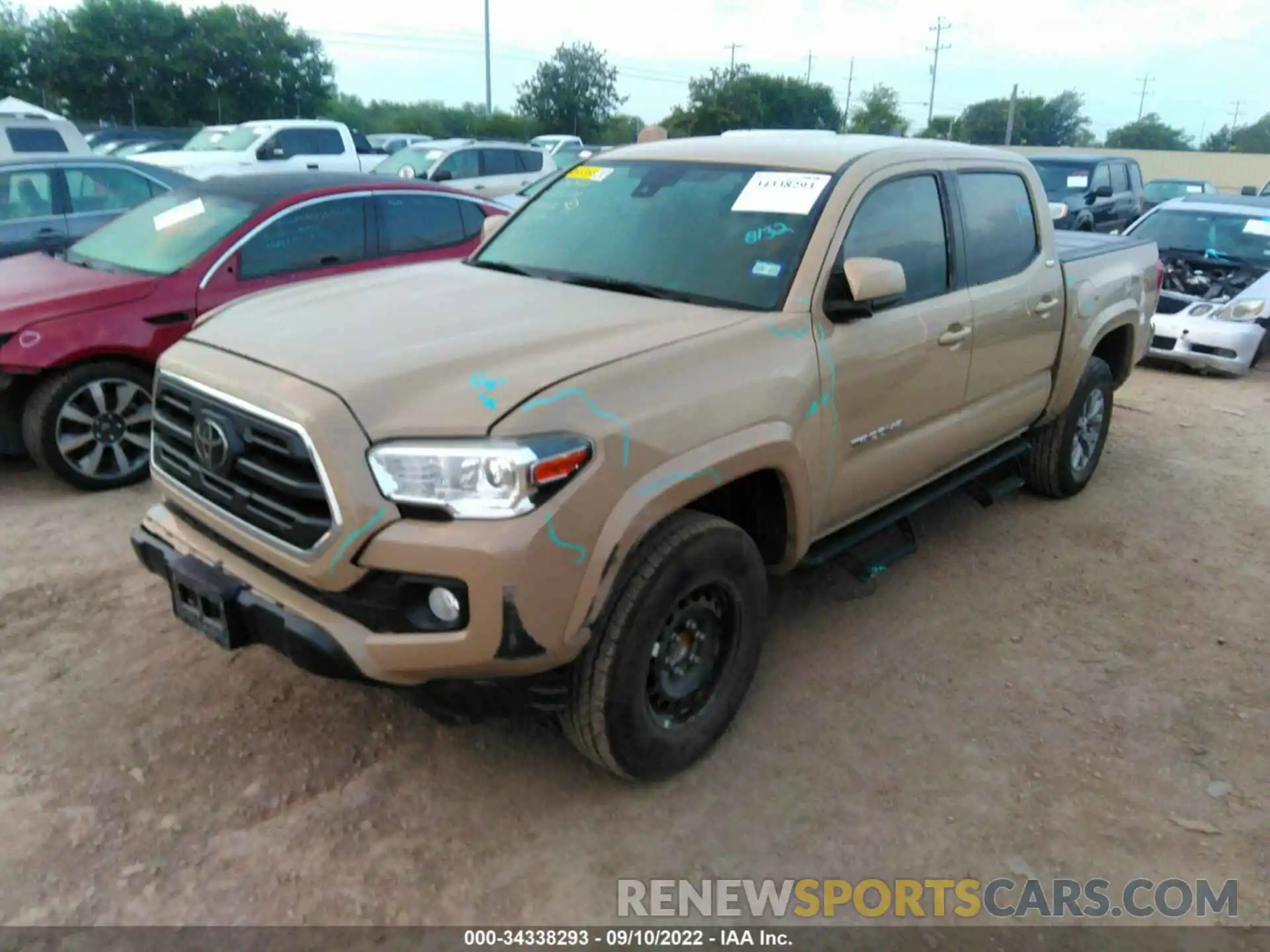 2 Фотография поврежденного автомобиля 3TMAZ5CN0KM083962 TOYOTA TACOMA 2WD 2019