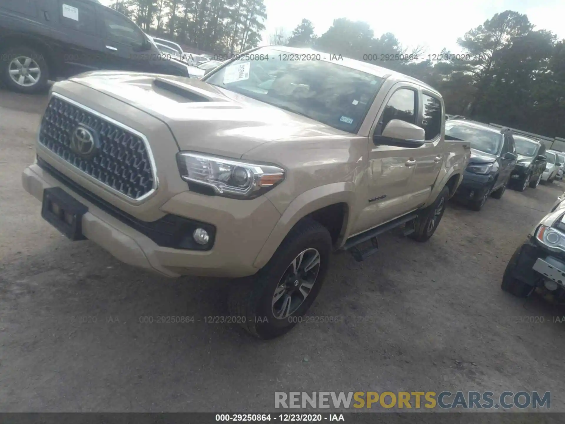 2 Photograph of a damaged car 3TMAZ5CN0KM084948 TOYOTA TACOMA 2WD 2019